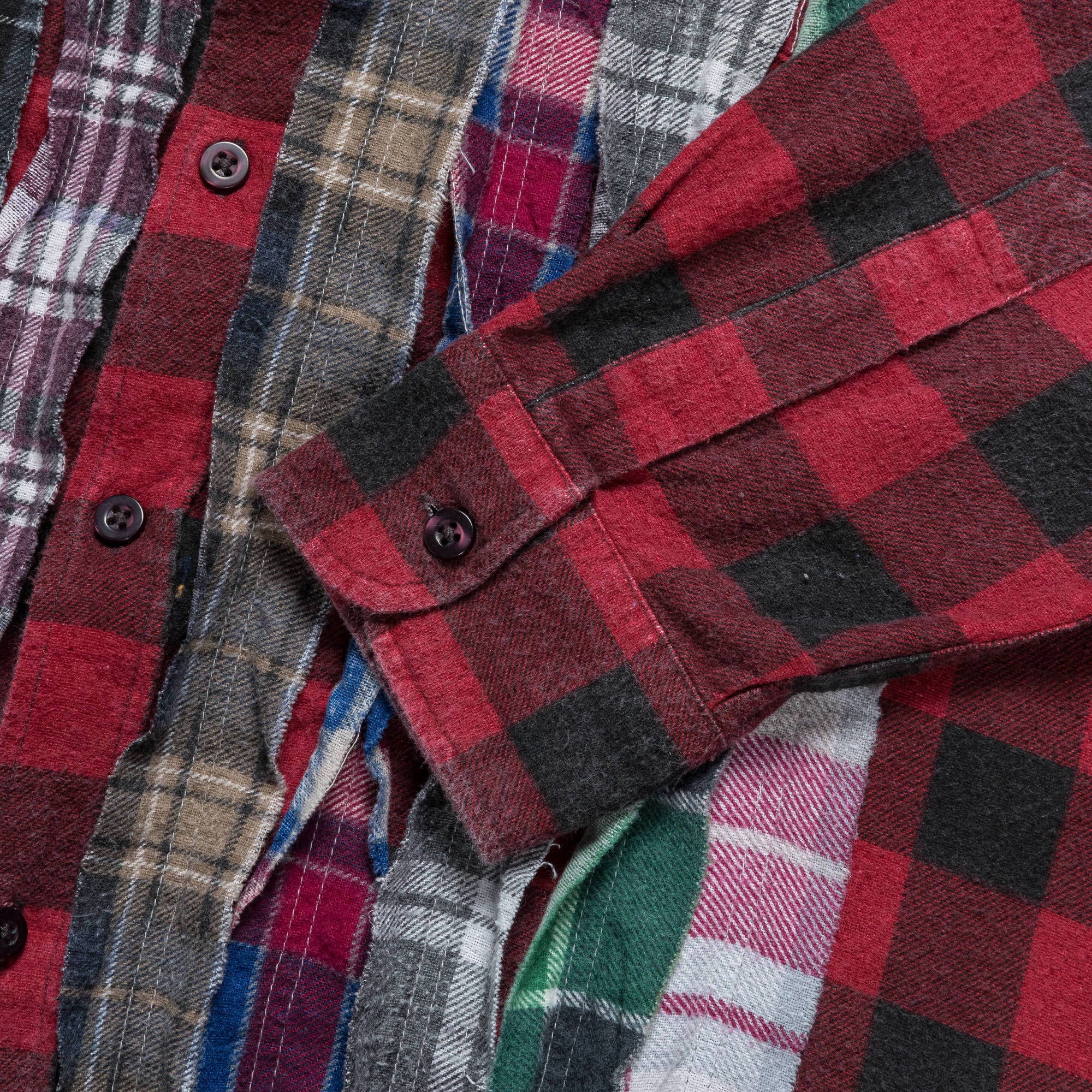FW24 Rebuild Flannel Ribbon Shirt - Small #2 - Image 5
