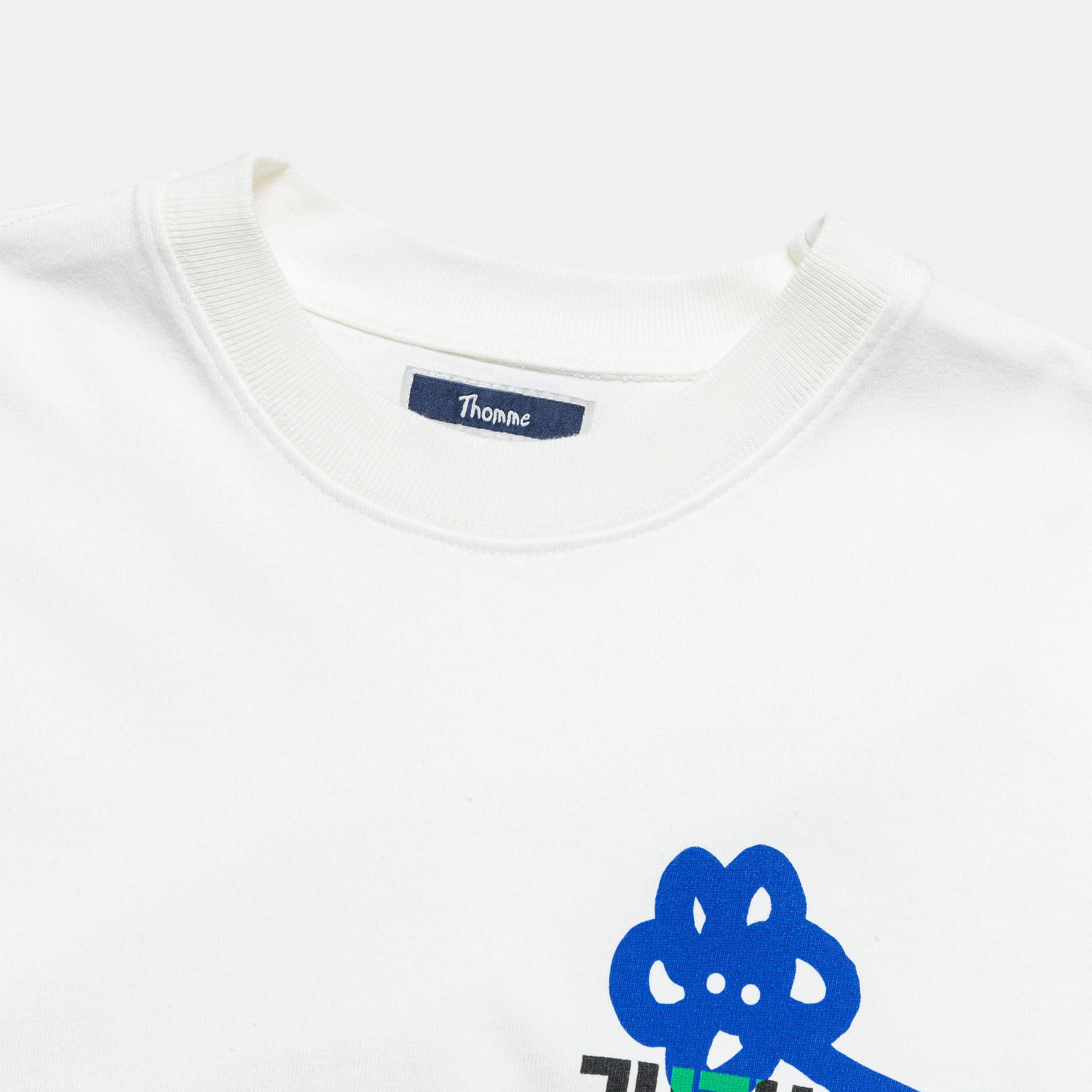 Ghosty Tee x UP THERE - White - Image 4