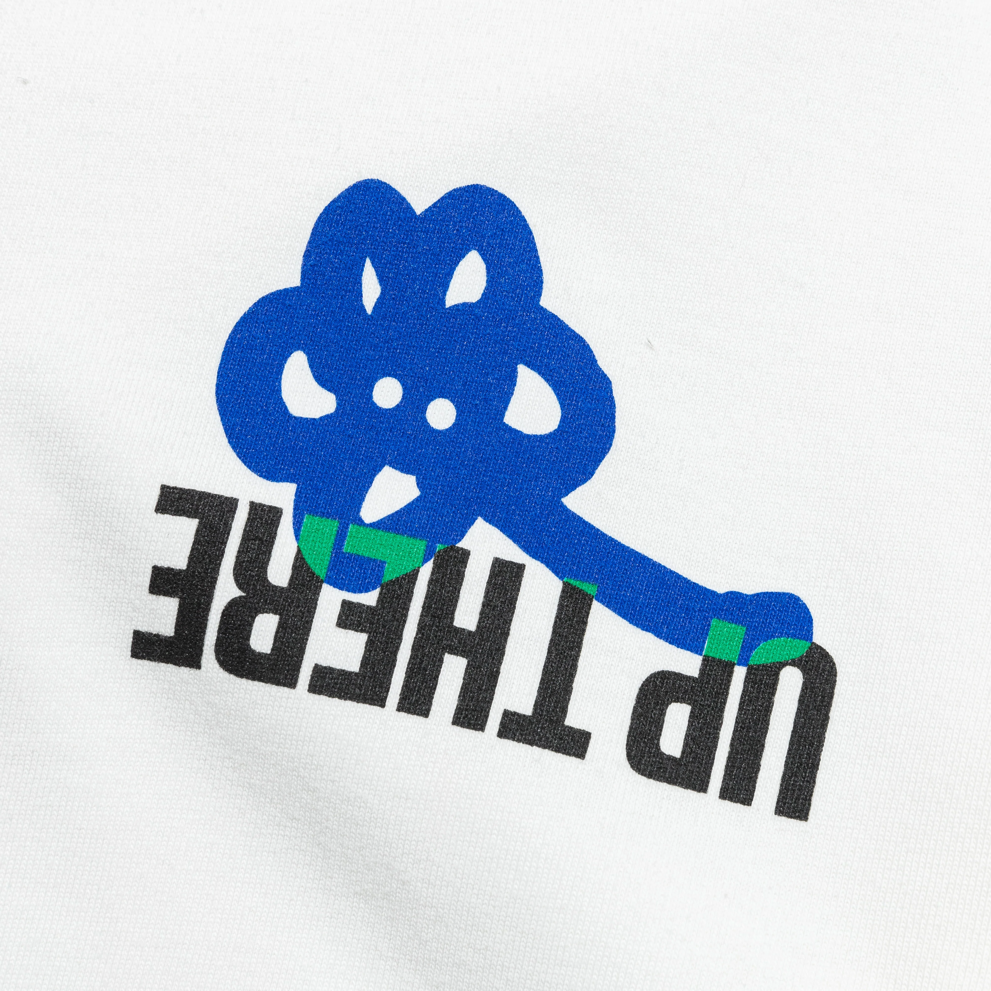 Ghosty Tee x UP THERE - White - Image 5