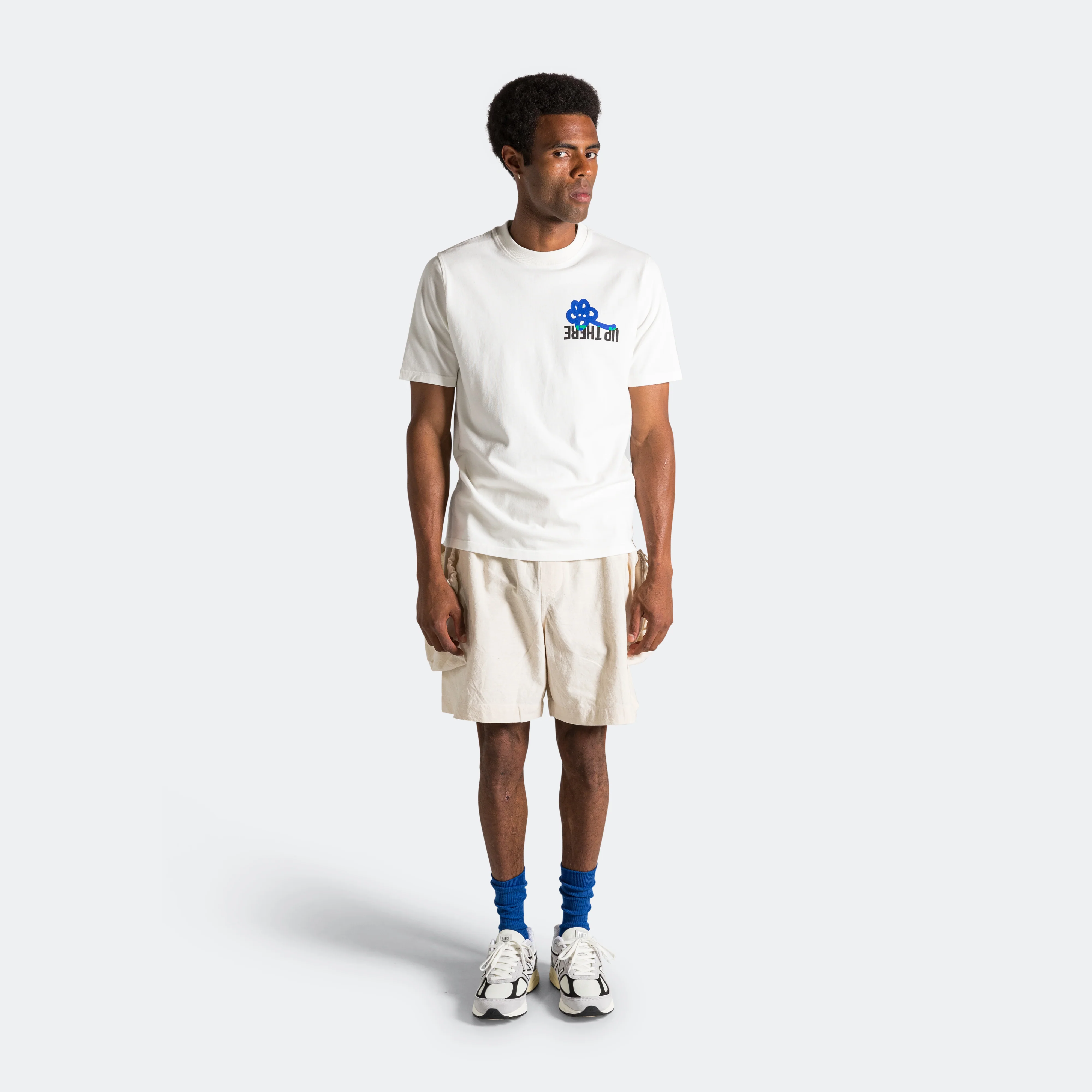 Ghosty Tee x UP THERE - White - Image 8