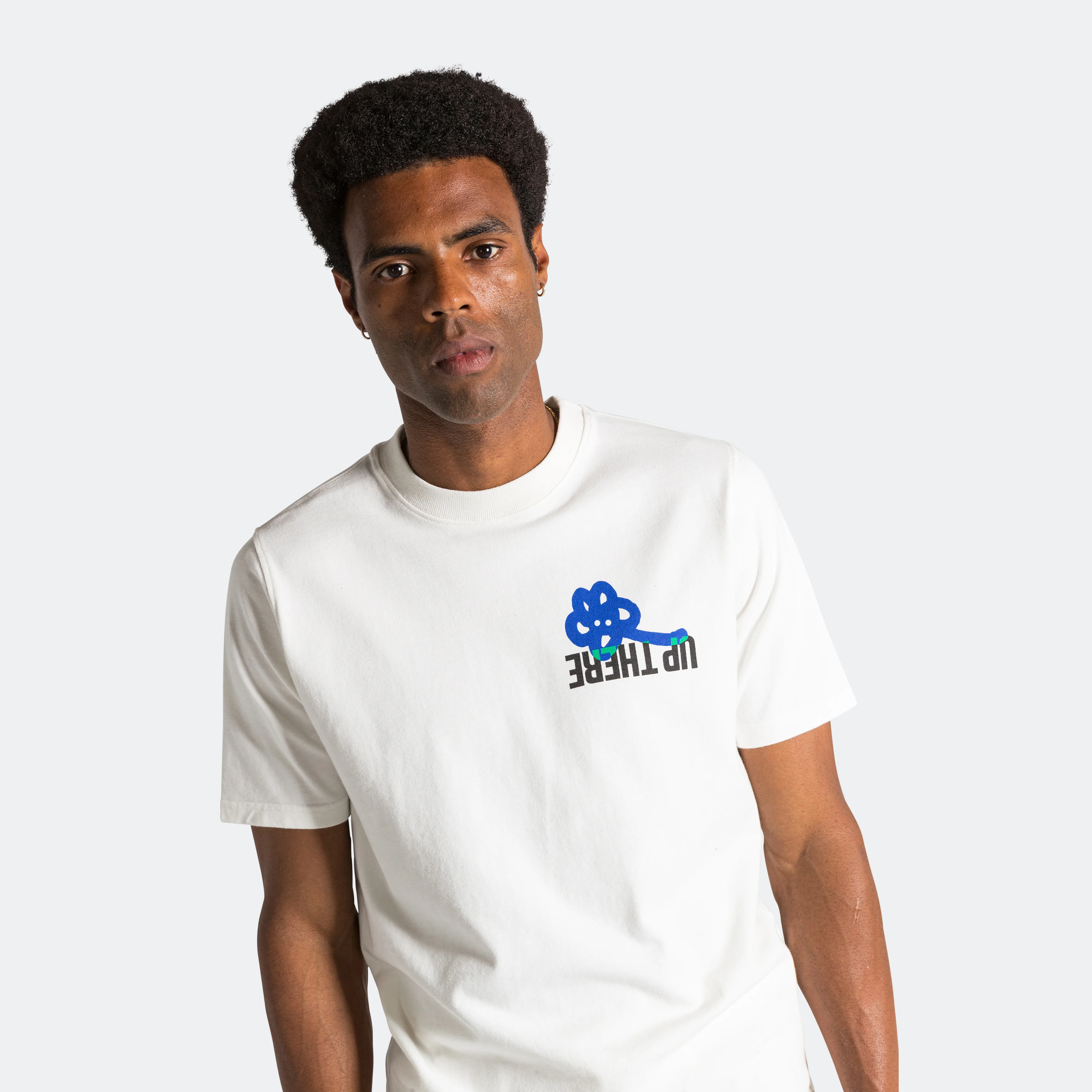 Ghosty Tee x UP THERE - White - Image 9