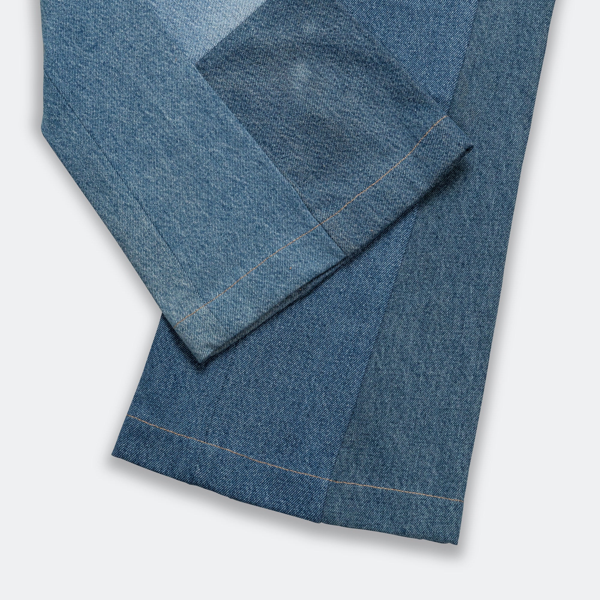 Ghuma Pant - Upcycled Denim Lightwash/Pink - Image 8