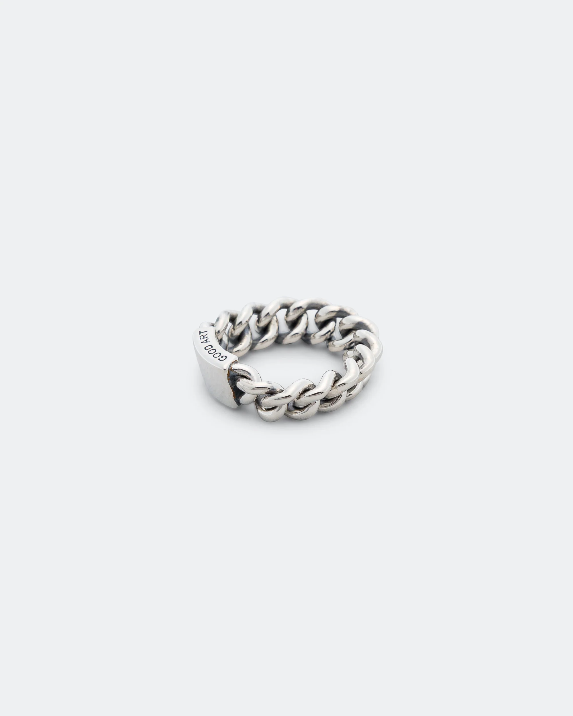 Curb Chain ID Ring - Smooth - A - Image 3