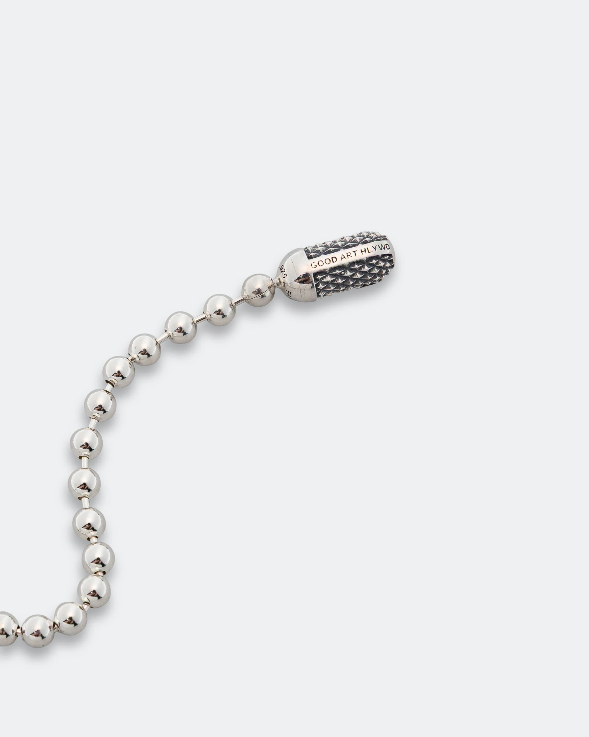 Poplock Ball Chain Necklace - Goosebumps 925 Silver - Image 3