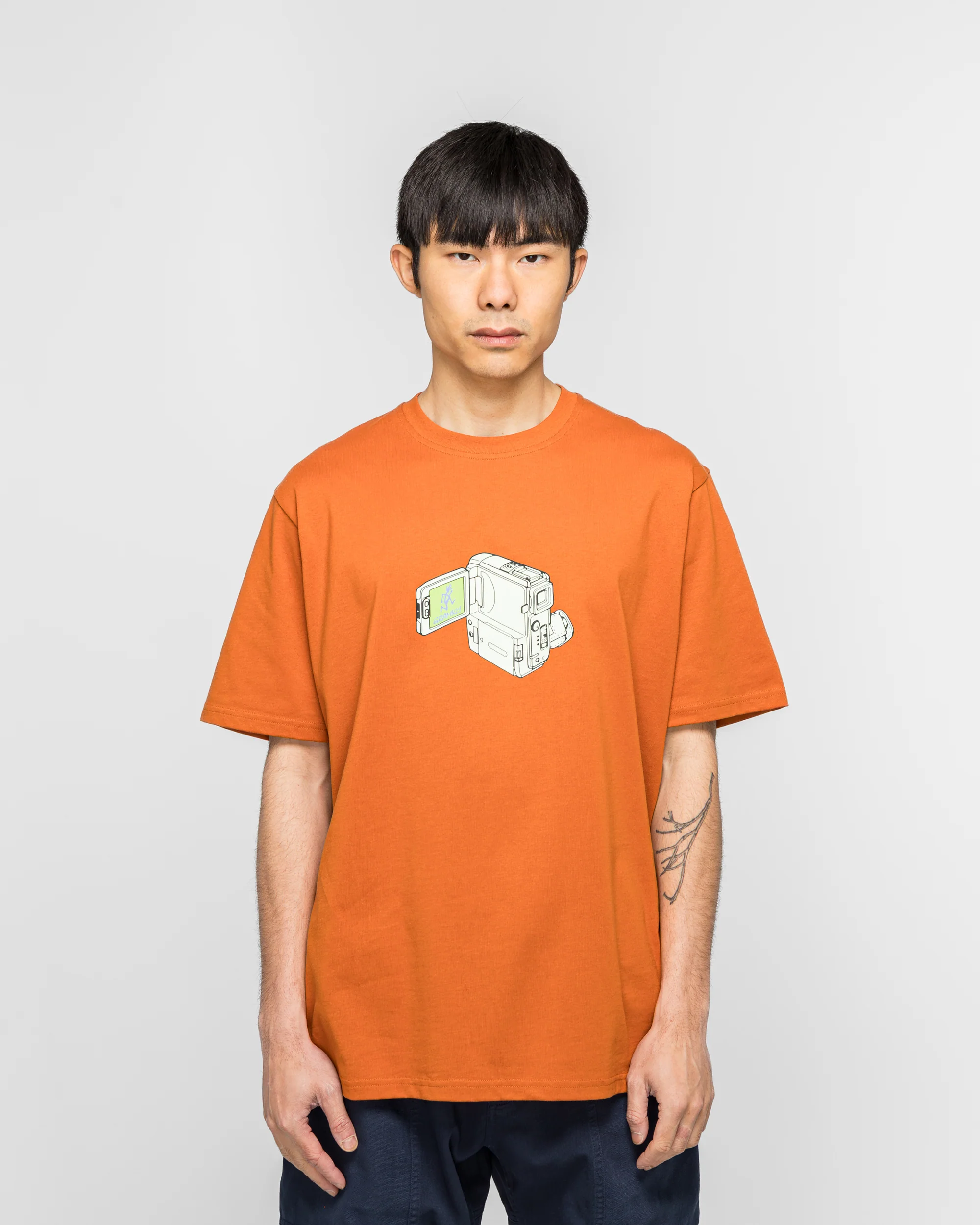 Camcorder Tee - Burnt Orange - Image 2