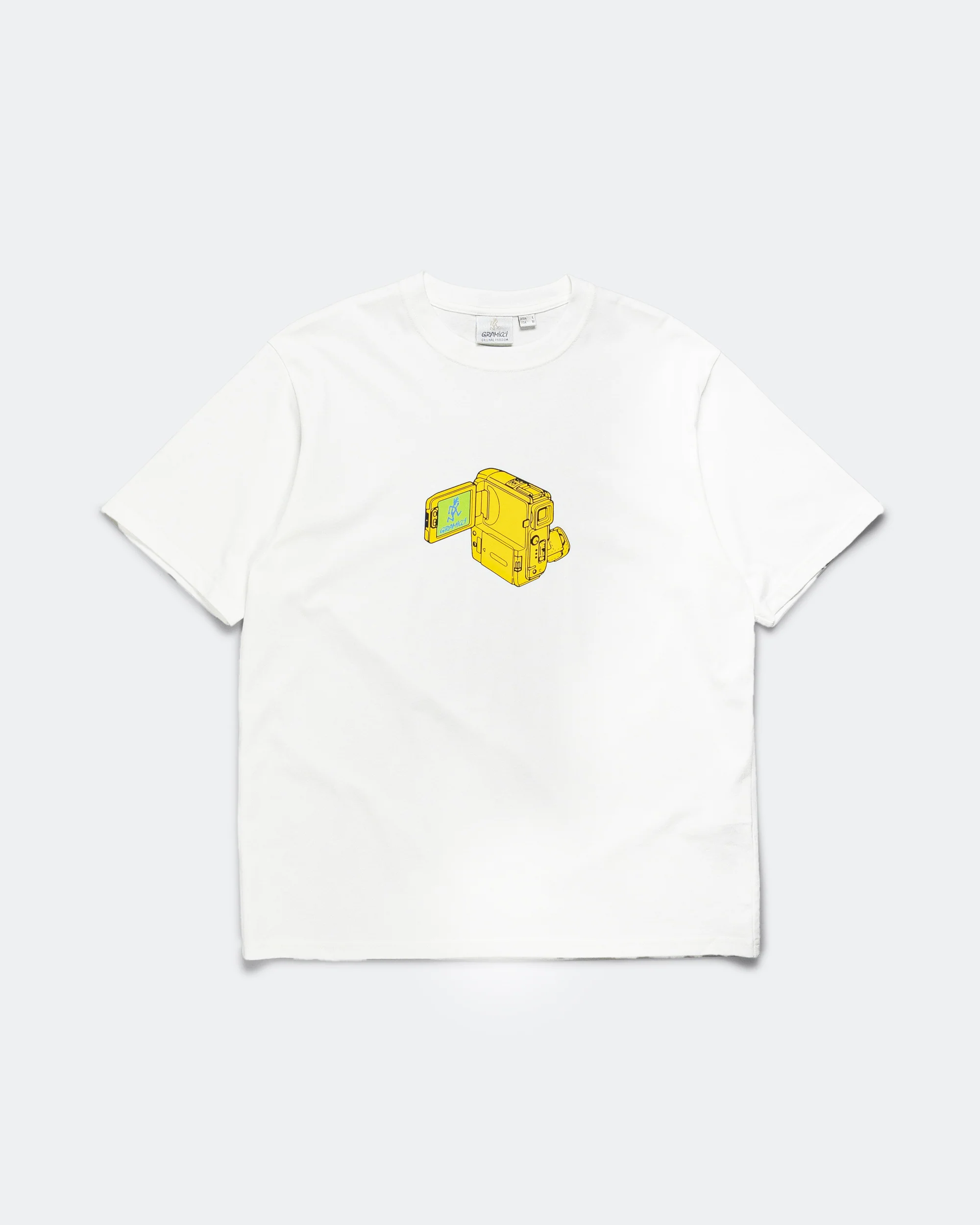 Camcorder Tee - White