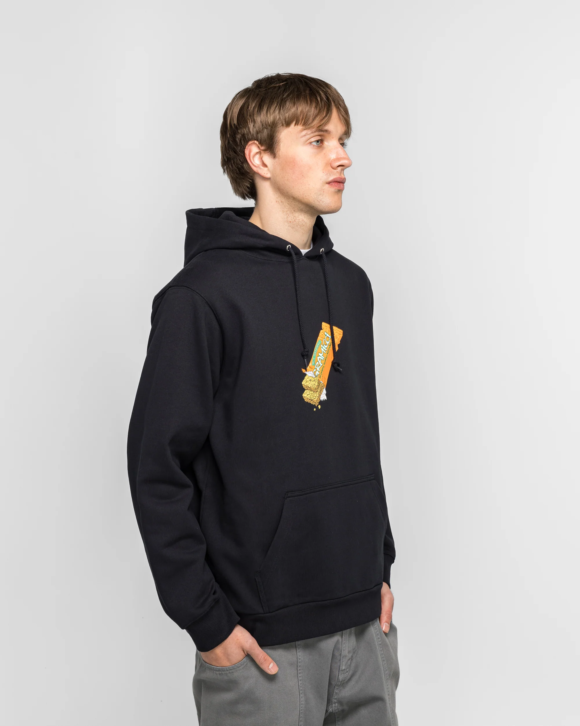 Granola Hooded Sweatshirt - Dark Navy - Image 3