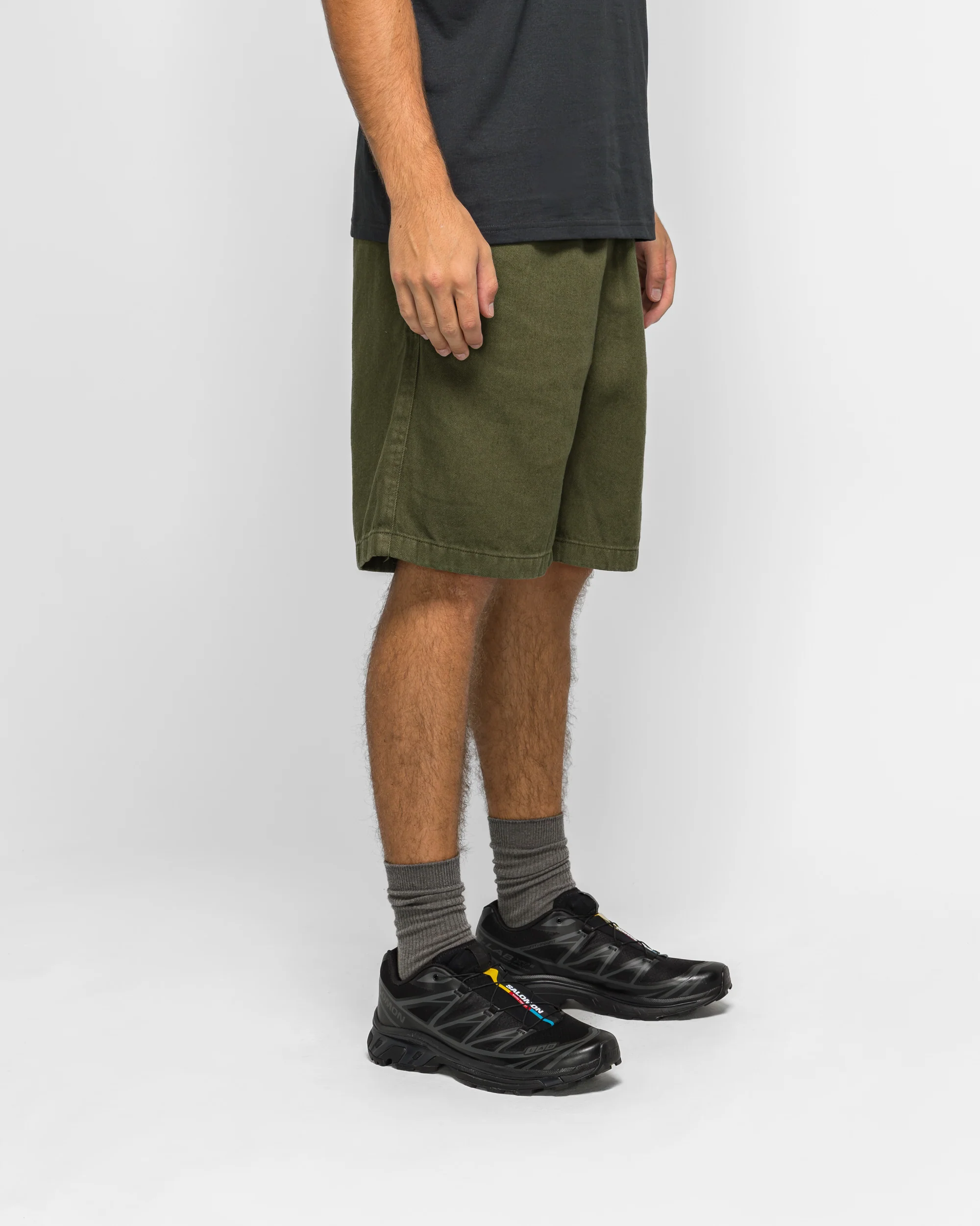 Hemp G-Shorts - Olive - Image 3