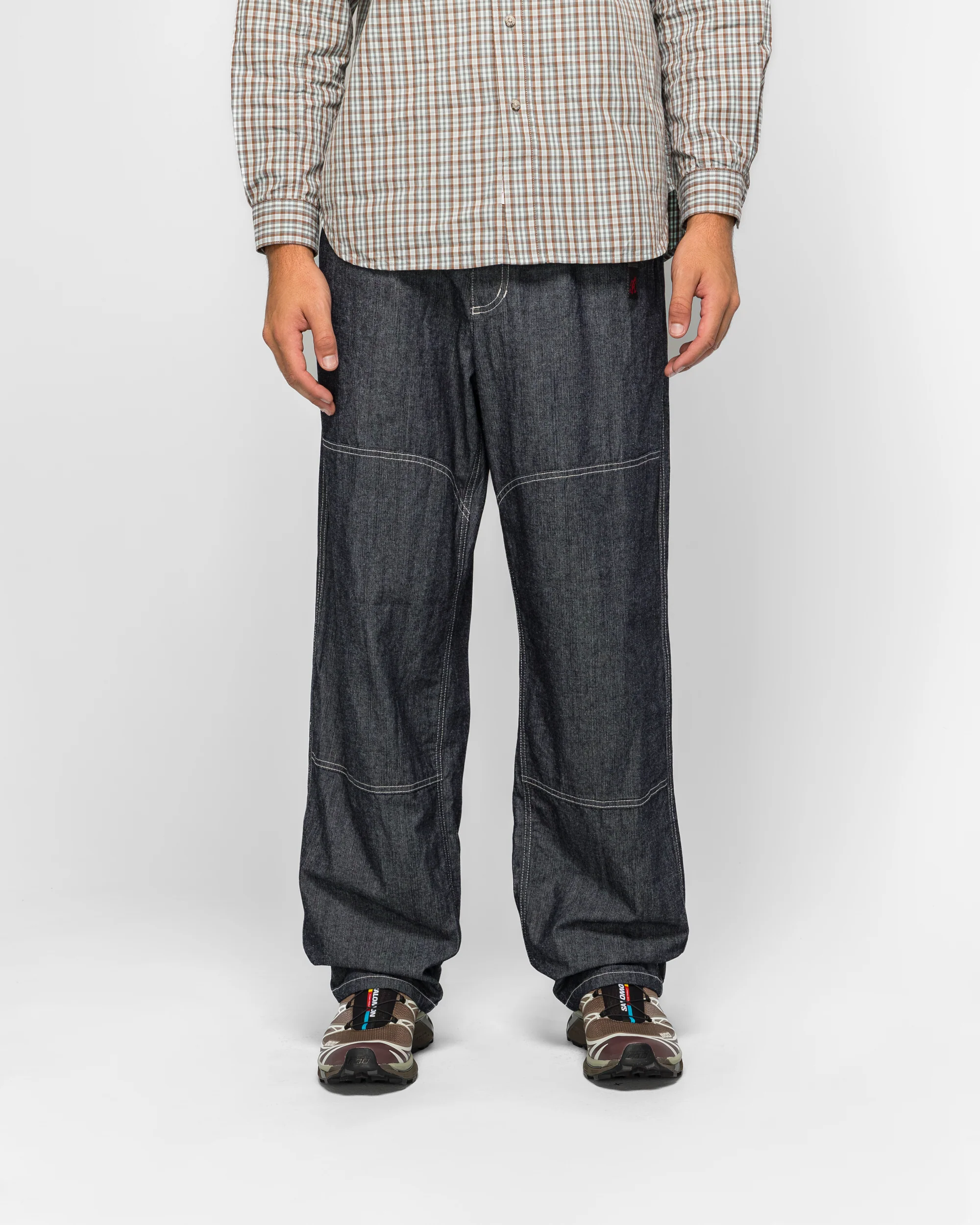 Japanese Chambray Double Knee - Navy - Image 2