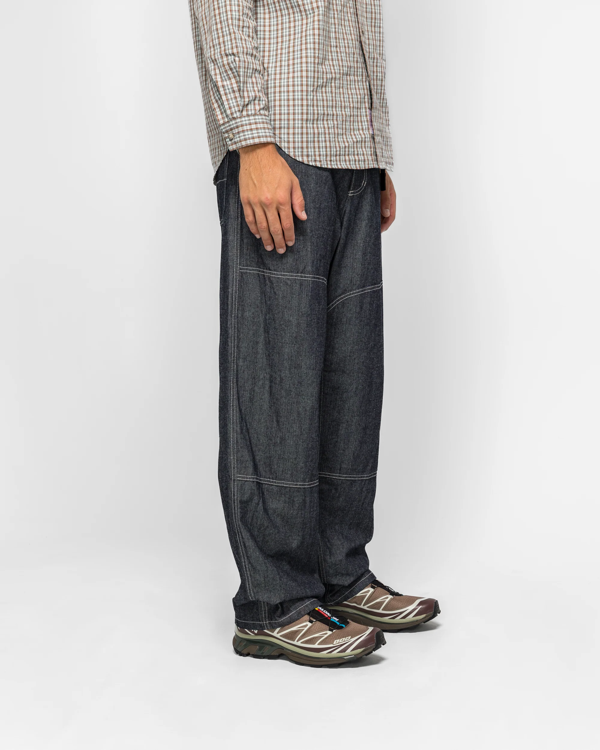 Japanese Chambray Double Knee - Navy - Image 3