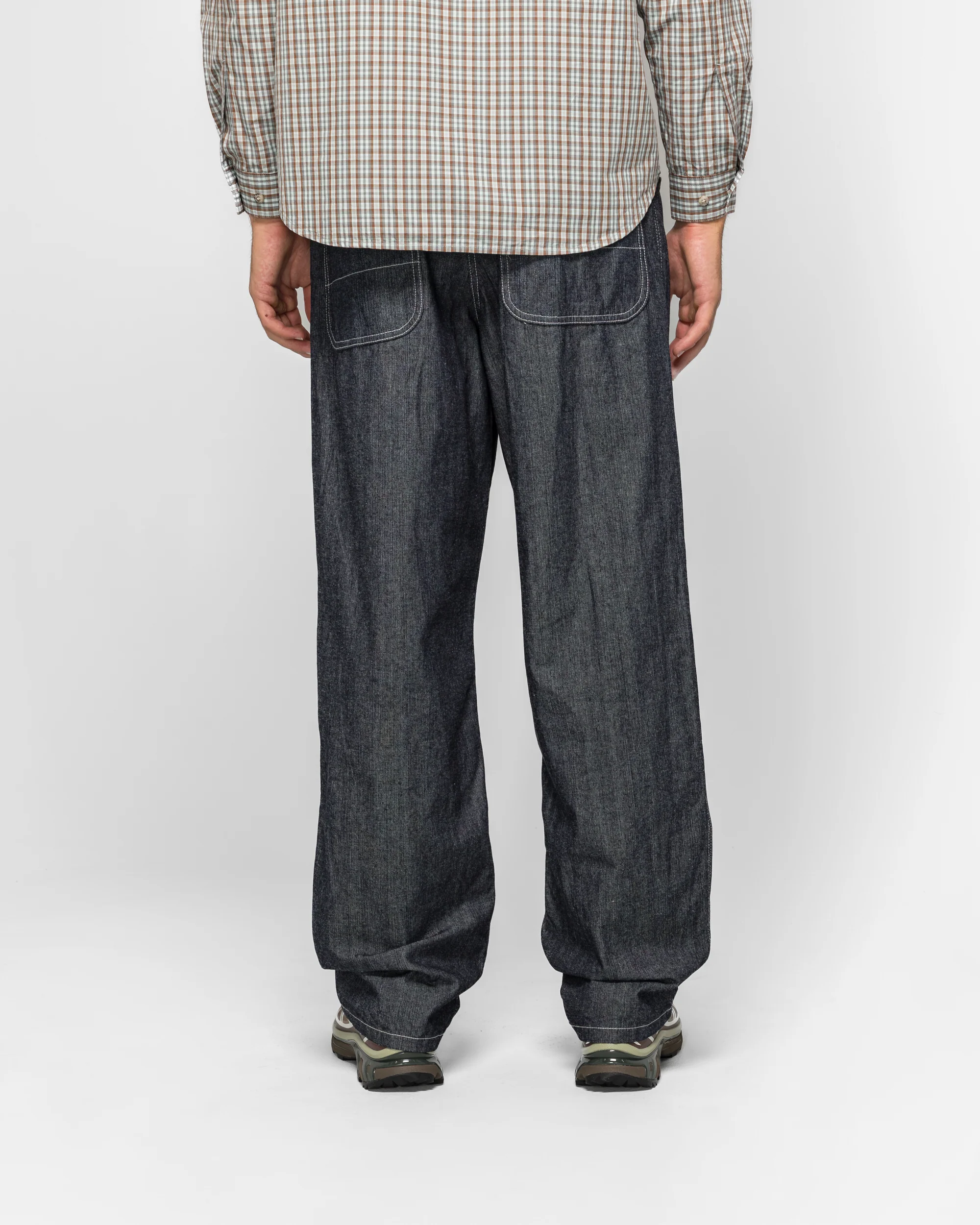 Japanese Chambray Double Knee - Navy - Image 4