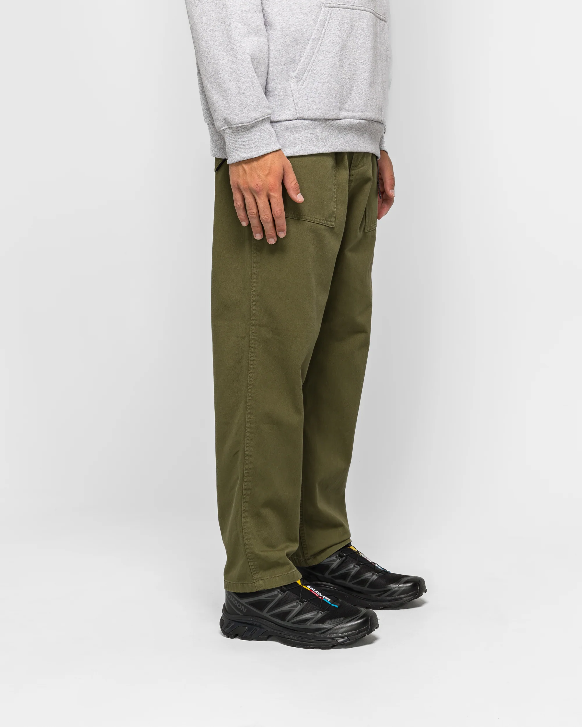 Loose Tapered Ridge Pant - Olive - Image 3