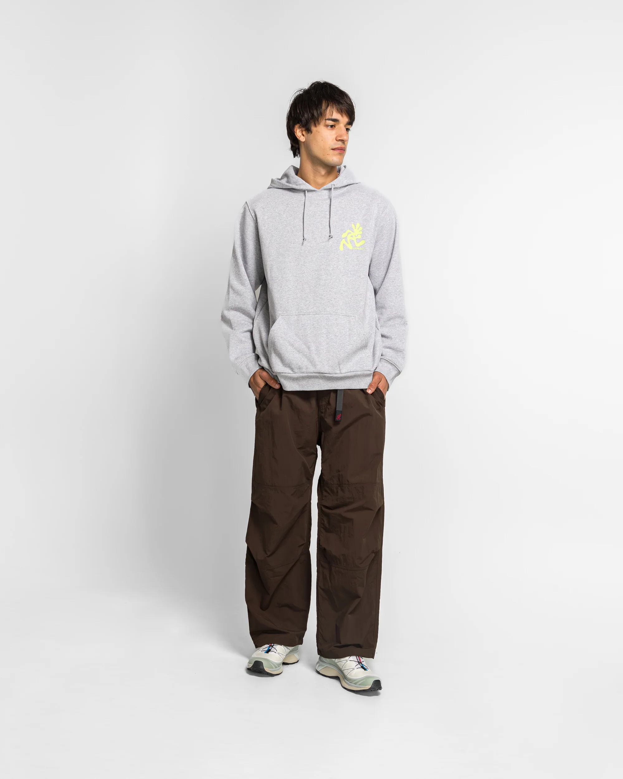 Nylon Paneled Trek Pant - Chocolate - Image 6