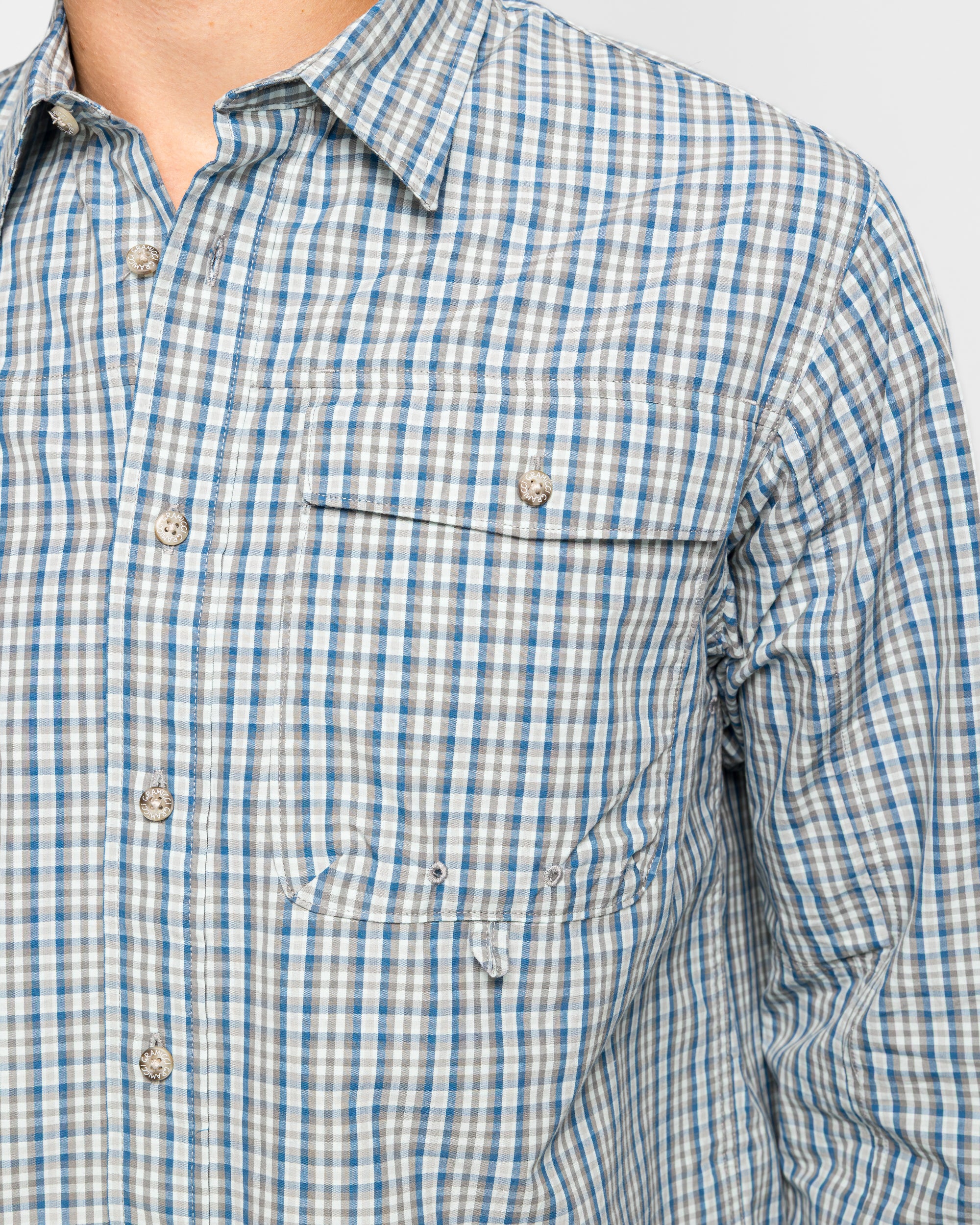 Poplin Millwood Shirt - Blue - Image 5