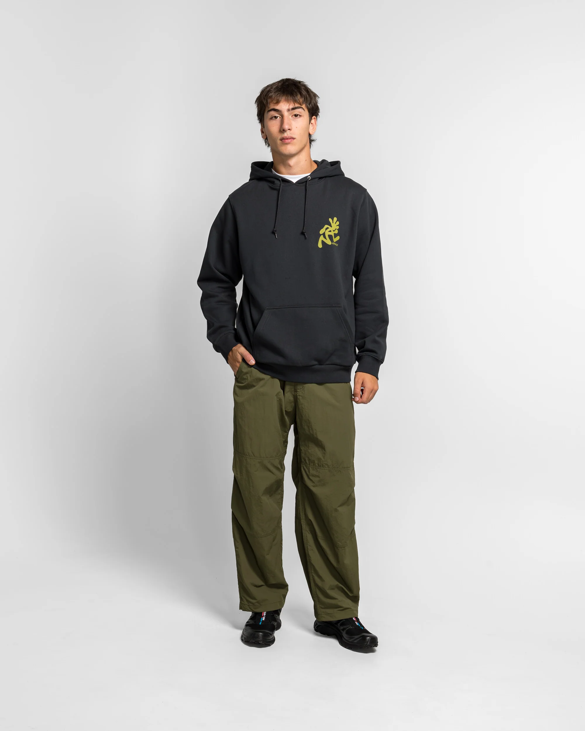 Running Man Hooded Sweatshirt - Black - Image 6