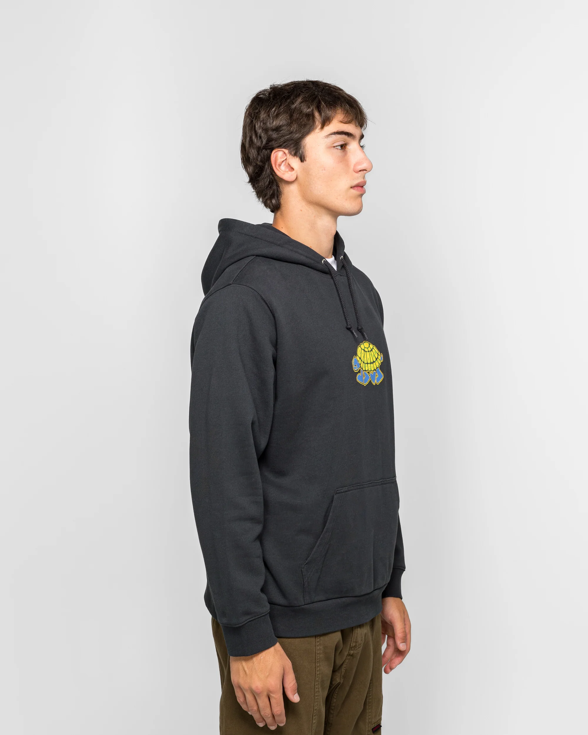 Turtle Hooded Sweatshirt - Vintage Black - Image 3