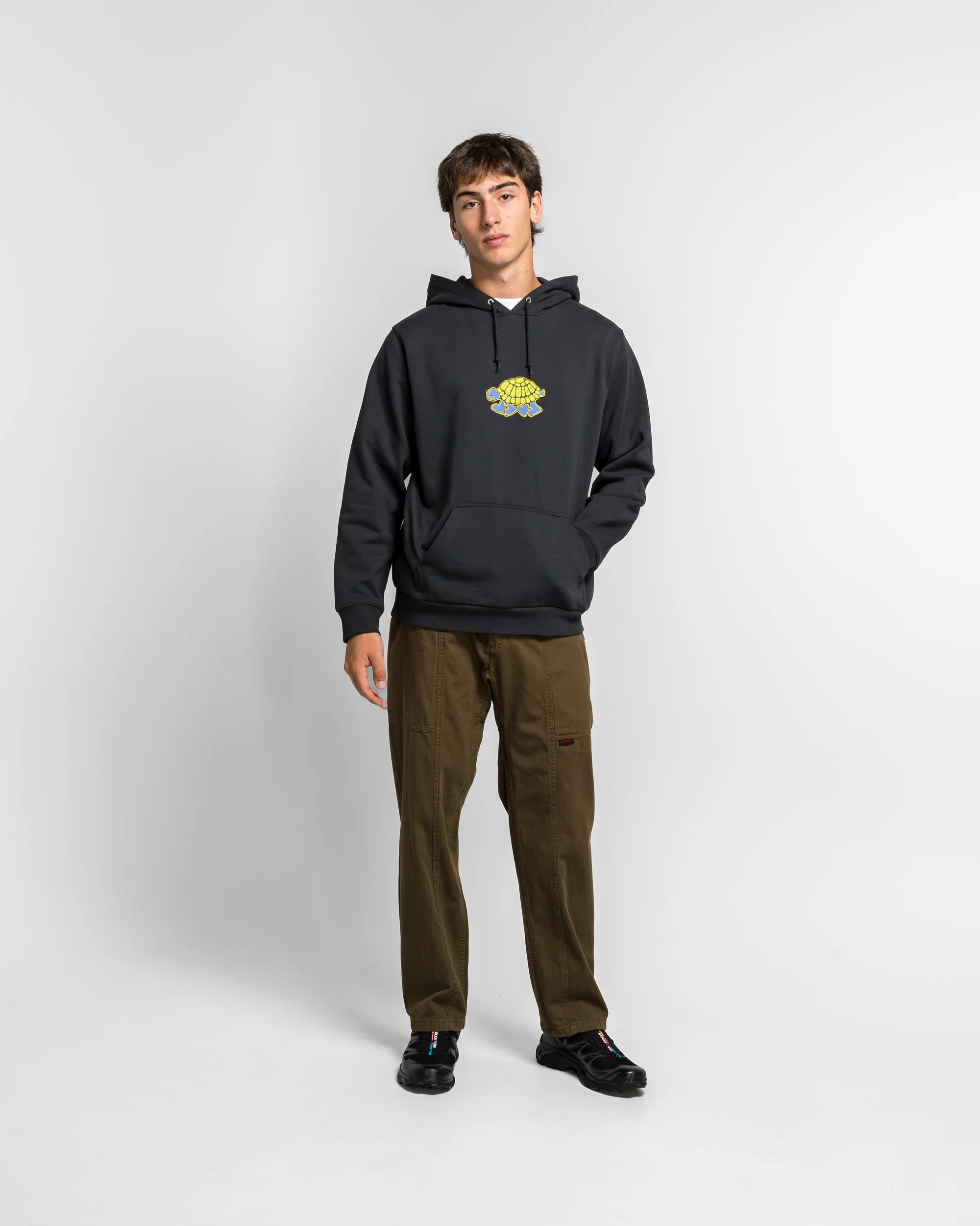 Turtle Hooded Sweatshirt - Vintage Black - Image 5