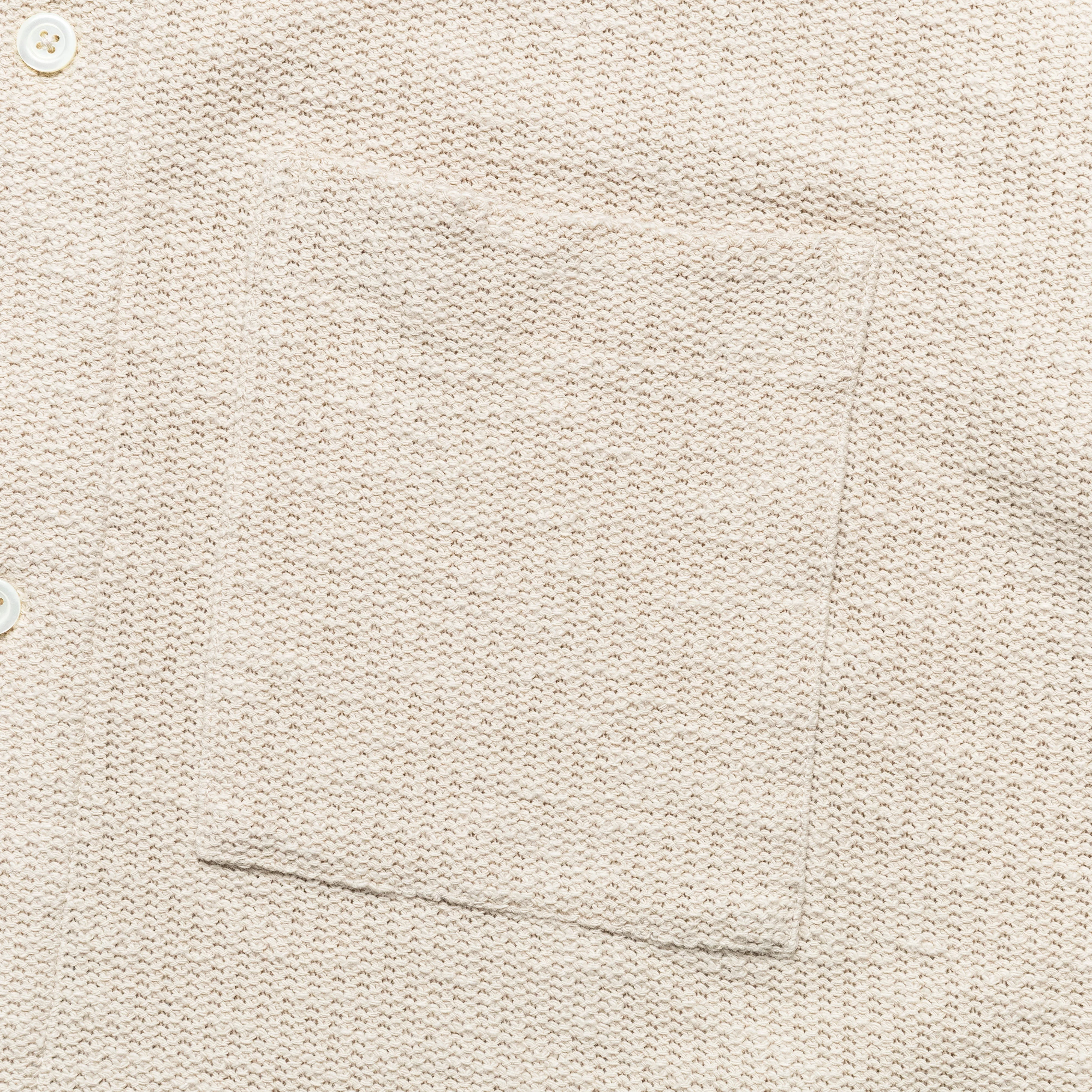 Gustav Crochet Jersey Shirt - Oatmeal - Image 3