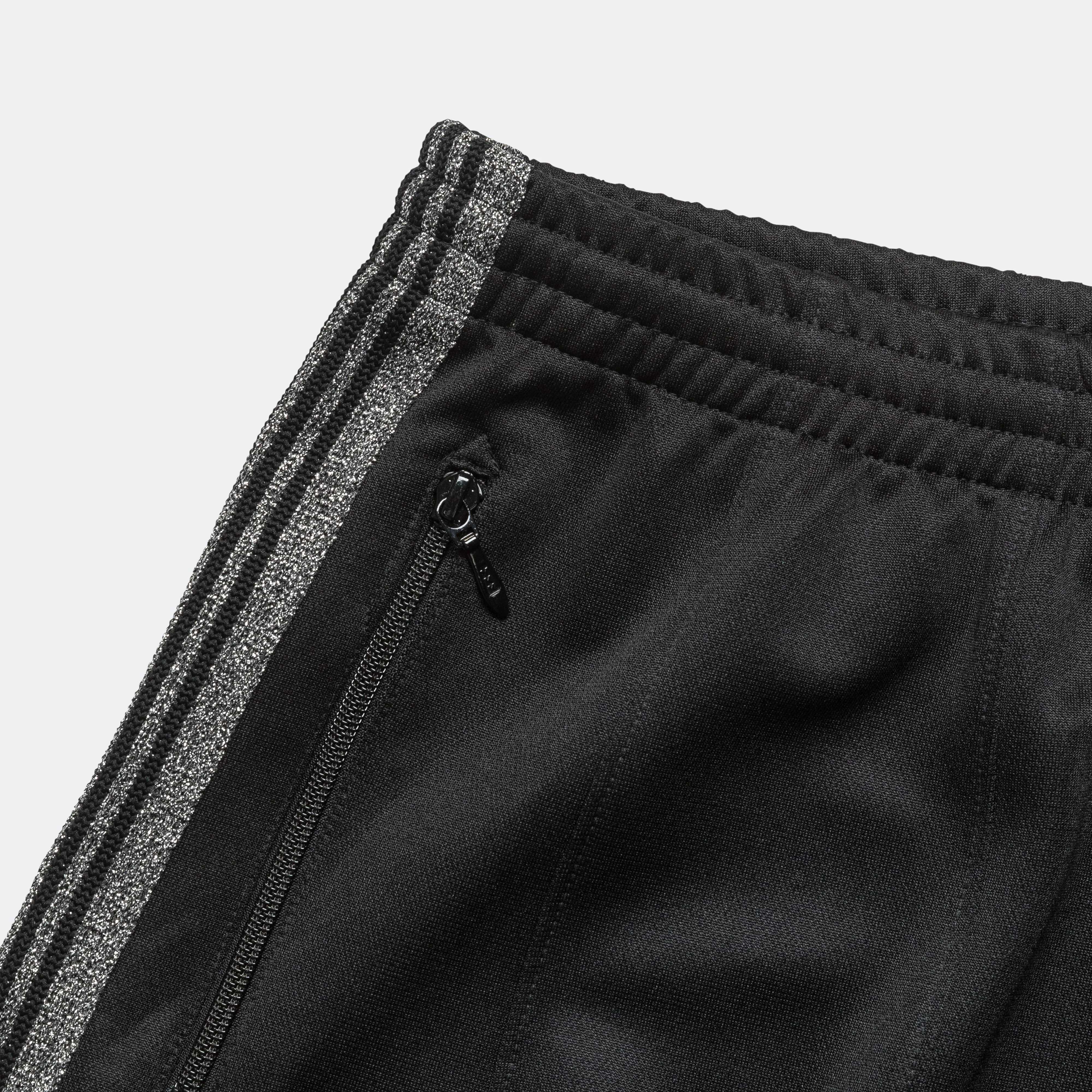 H.D. Track Short x UP THERE - Black/Silver Poly Smooth - Image 6