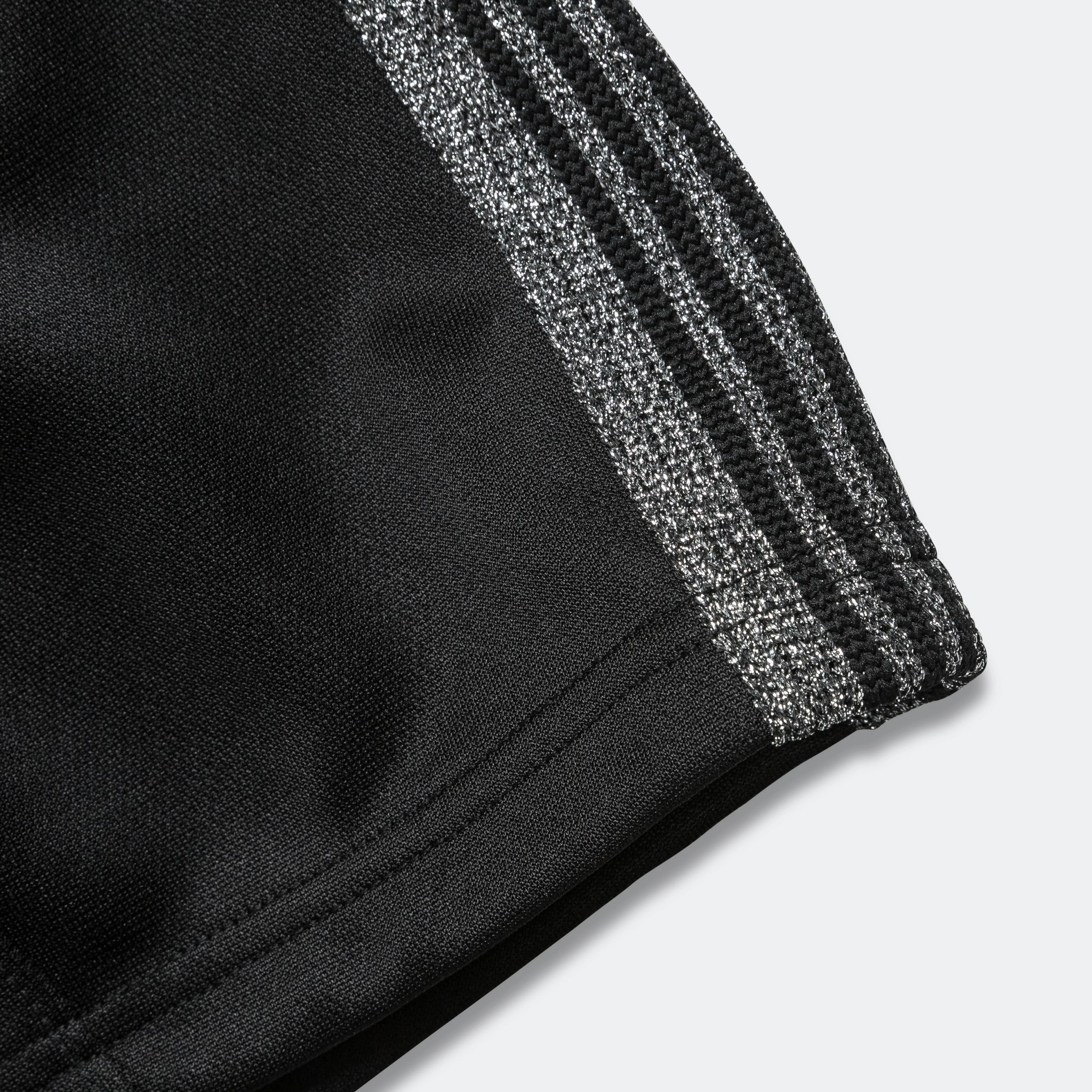H.D. Track Short x UP THERE - Black/Silver Poly Smooth - Image 9