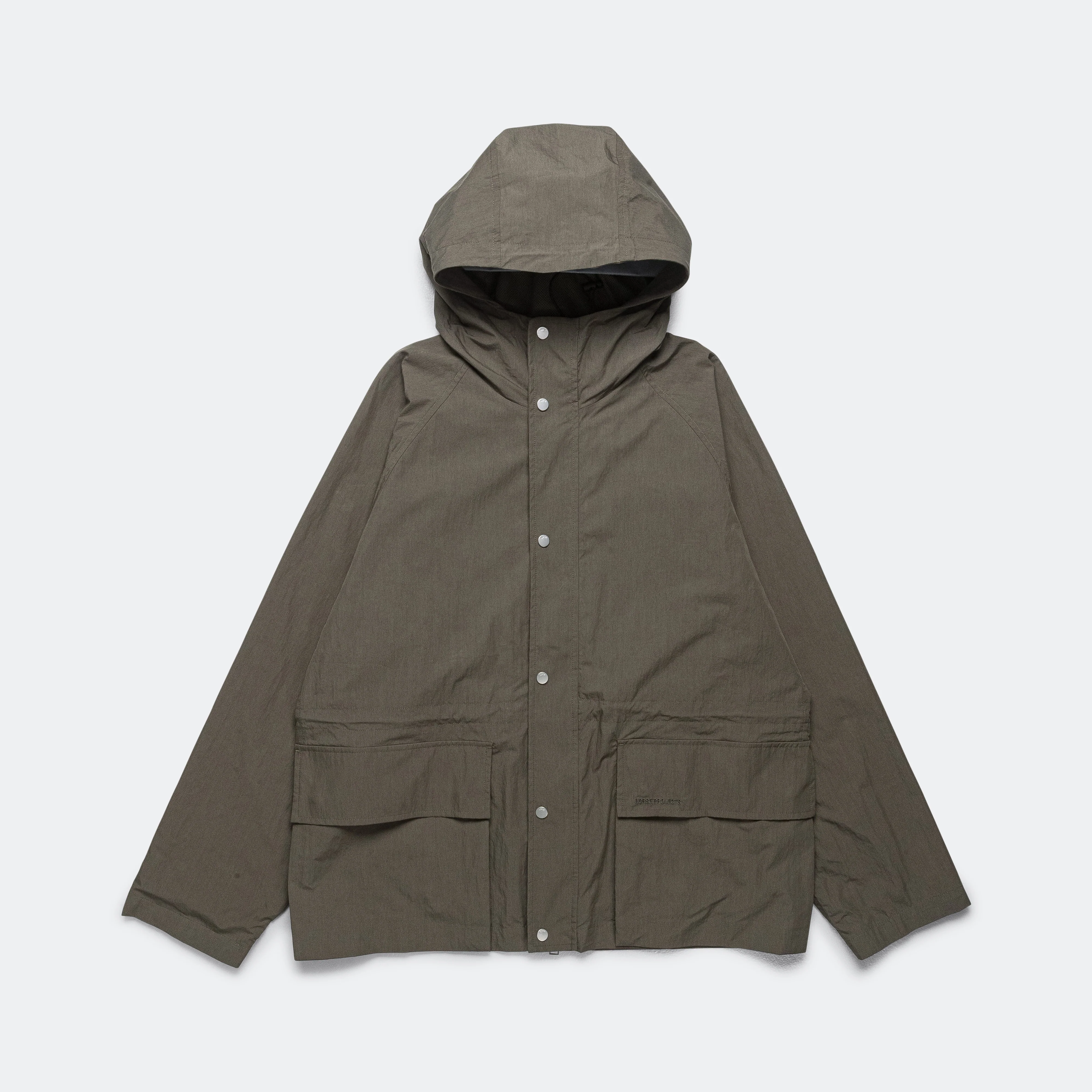 Herluf Tech Poplin Jacket - Ivy Green