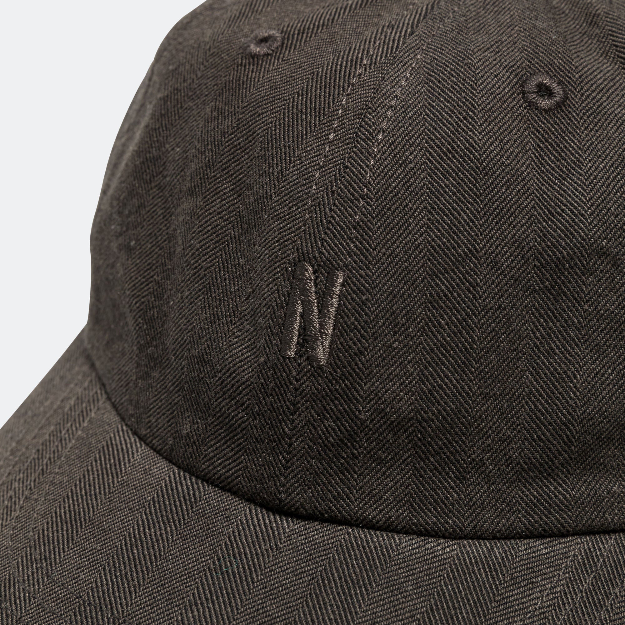 Herringbone 6-Panel Cap x UP THERE - Beech Green - Image 4