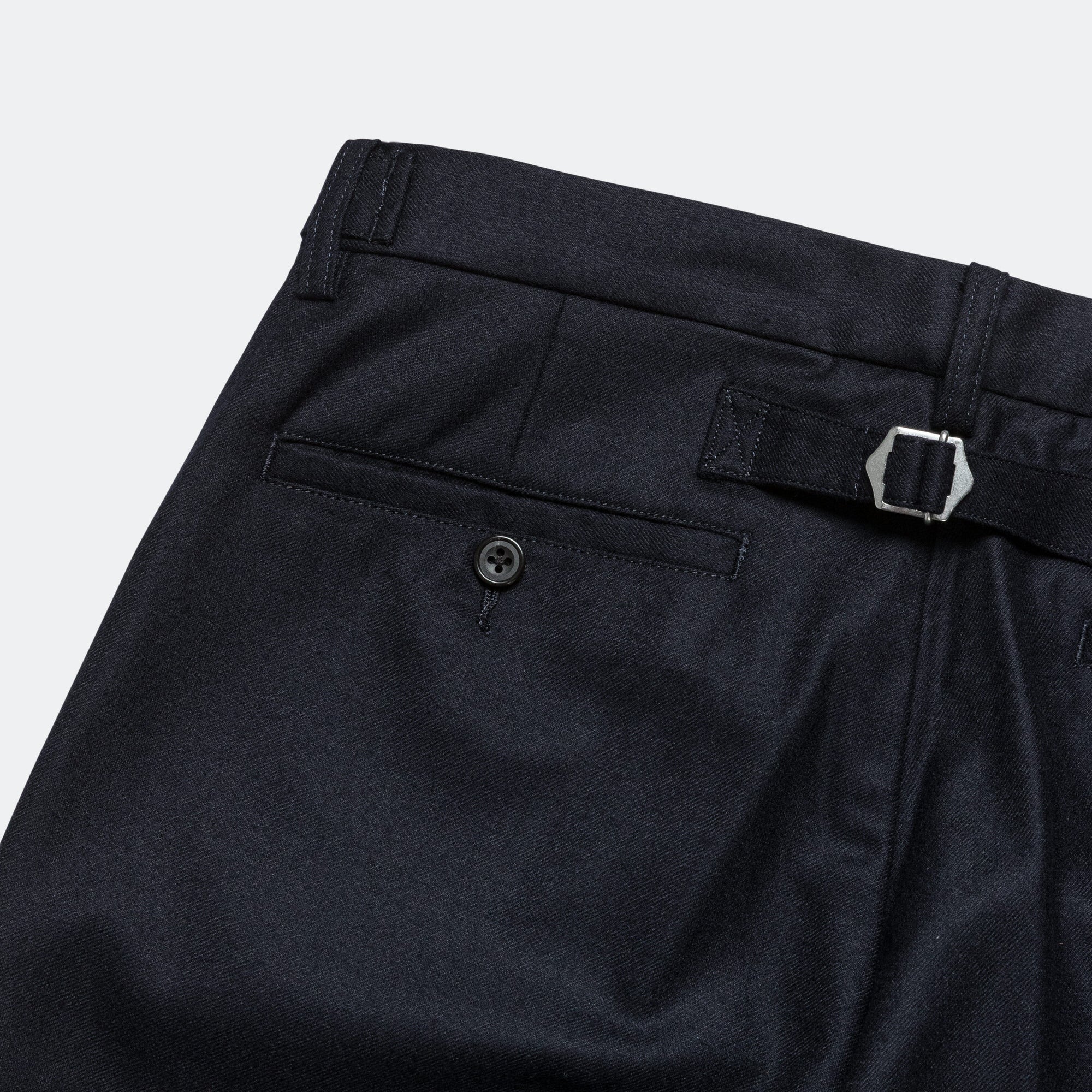 IVY Trousers Ankle-Cut Flannel - Navy - Image 4