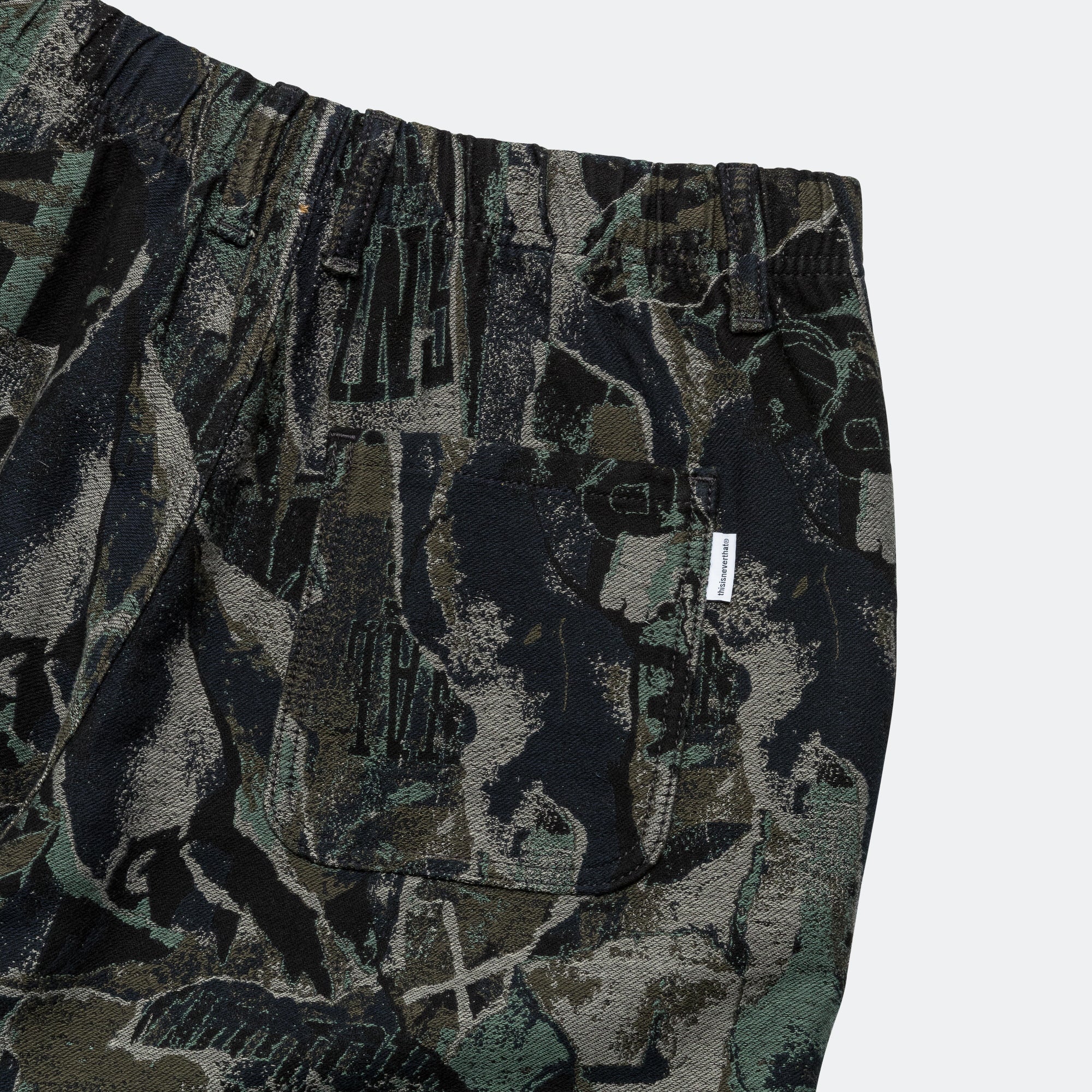 Jacquard Loose Pant - Black - Image 6