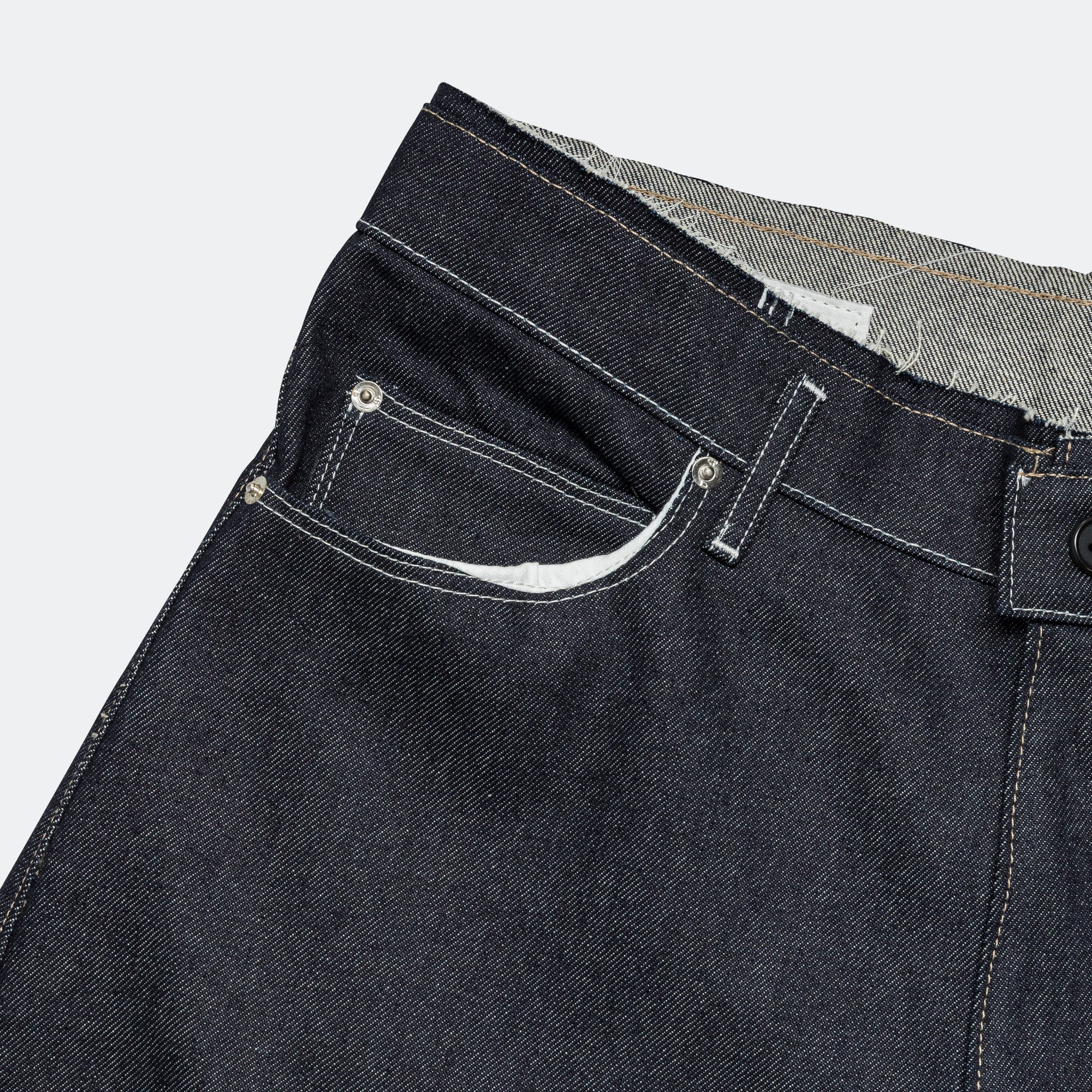 Jeans - Raw Denim Navy - Image 3