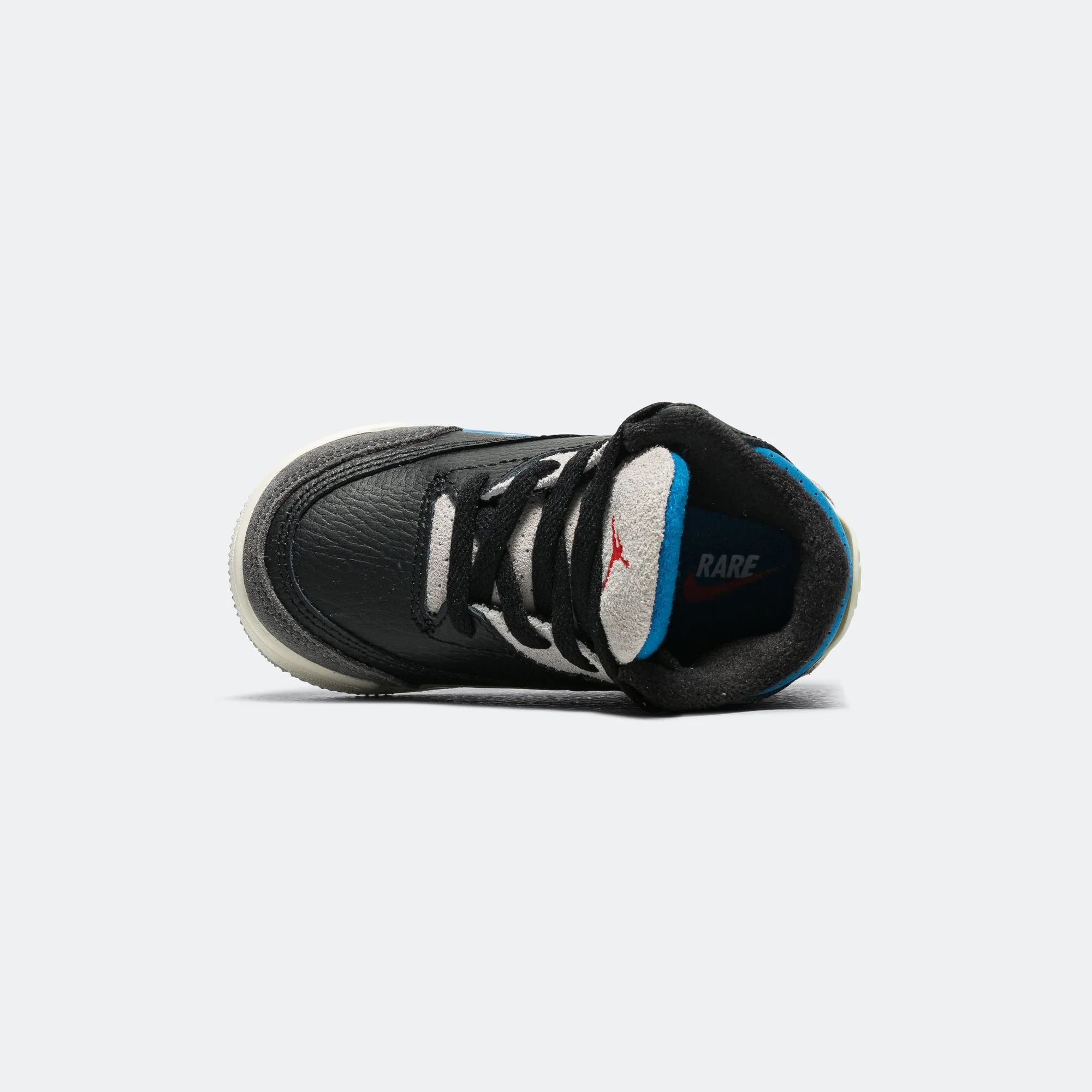 Jordan 3 Retro (TD) - Black/Chile Red-Neutral Grey - Image 4