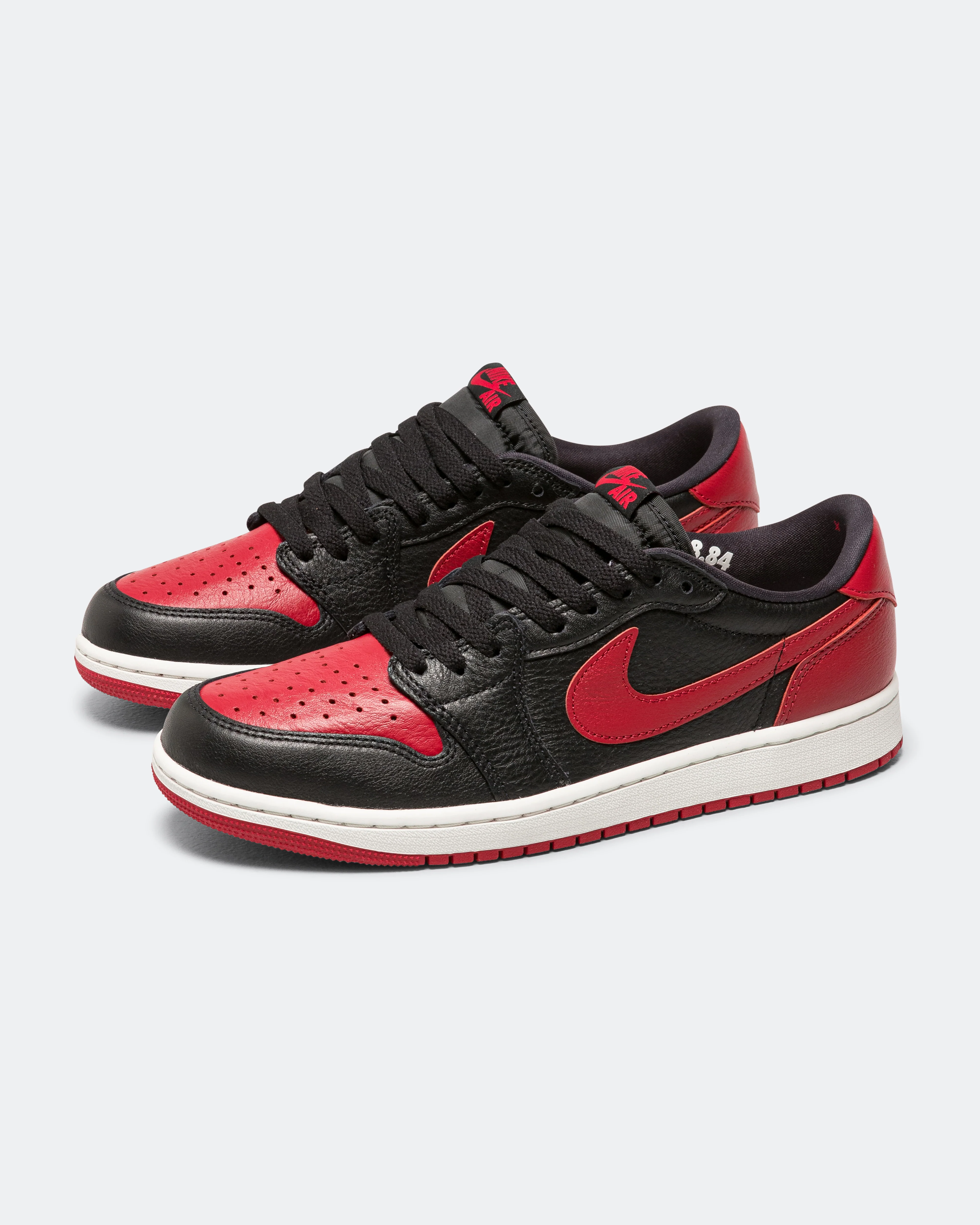 Air Jordan 1 Retro Low OG - Black/Black-Varsity Red-Summit White - Image 2