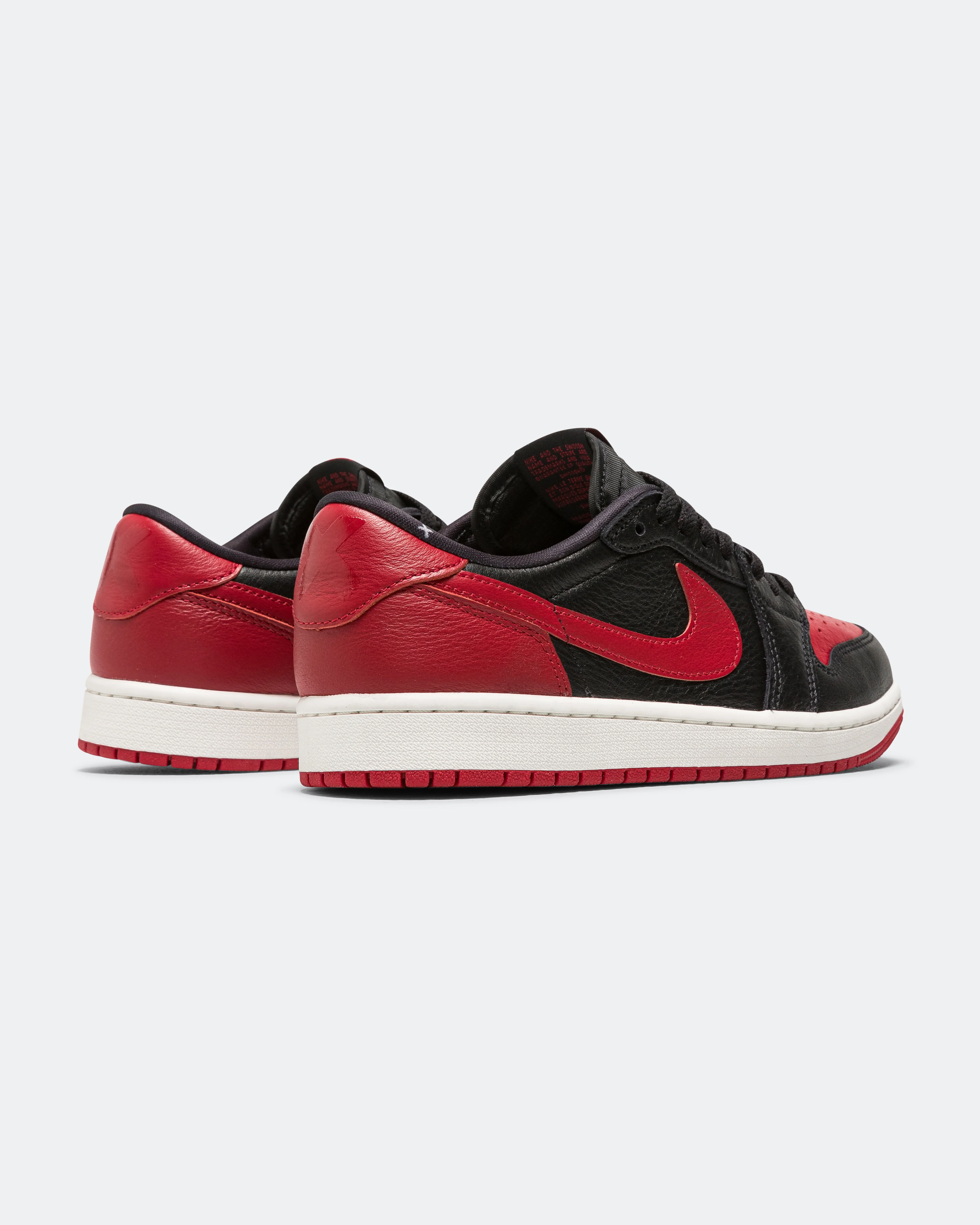Air Jordan 1 Retro Low OG - Black/Black-Varsity Red-Summit White - Image 3