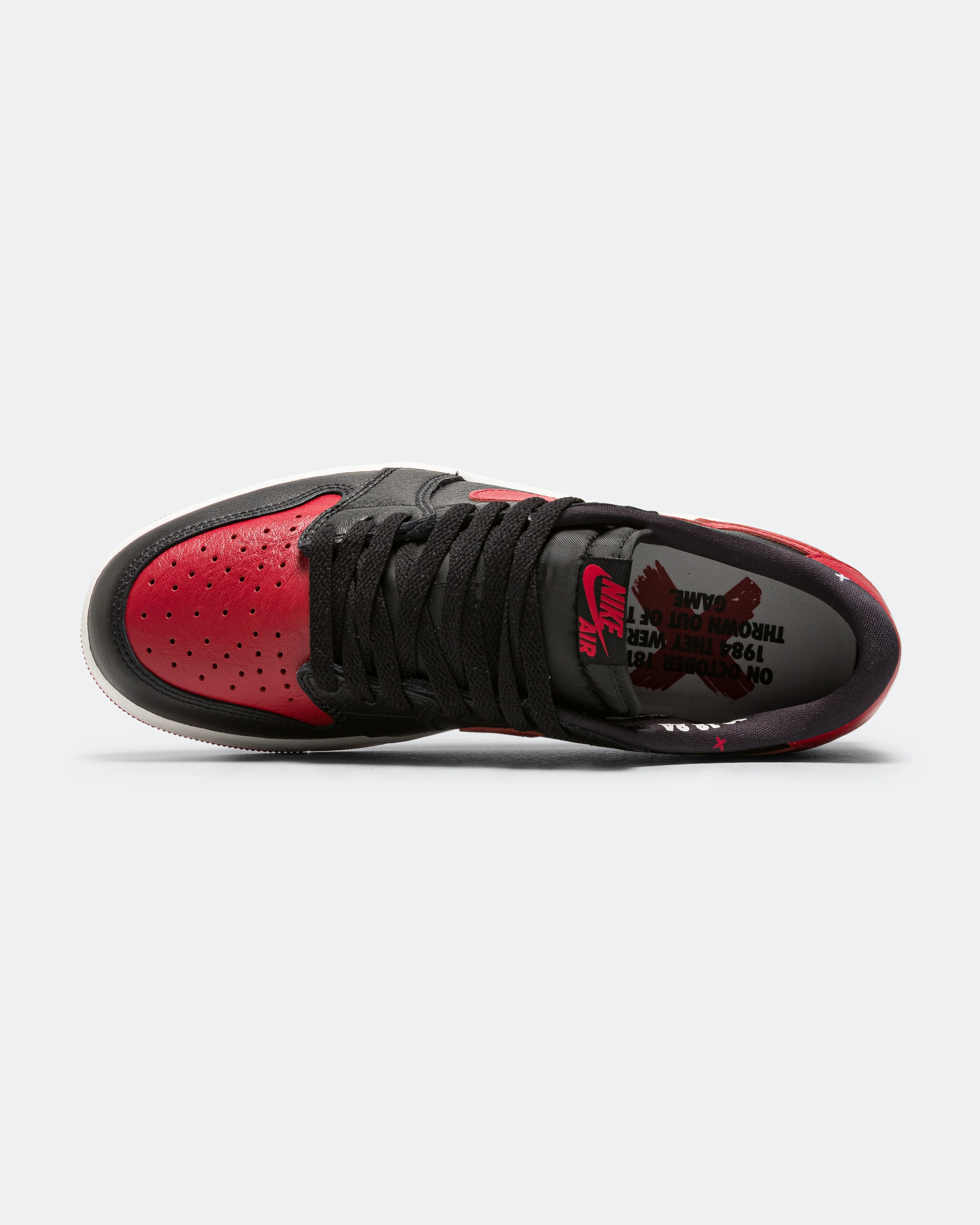 Air Jordan 1 Retro Low OG - Black/Black-Varsity Red-Summit White - Image 4