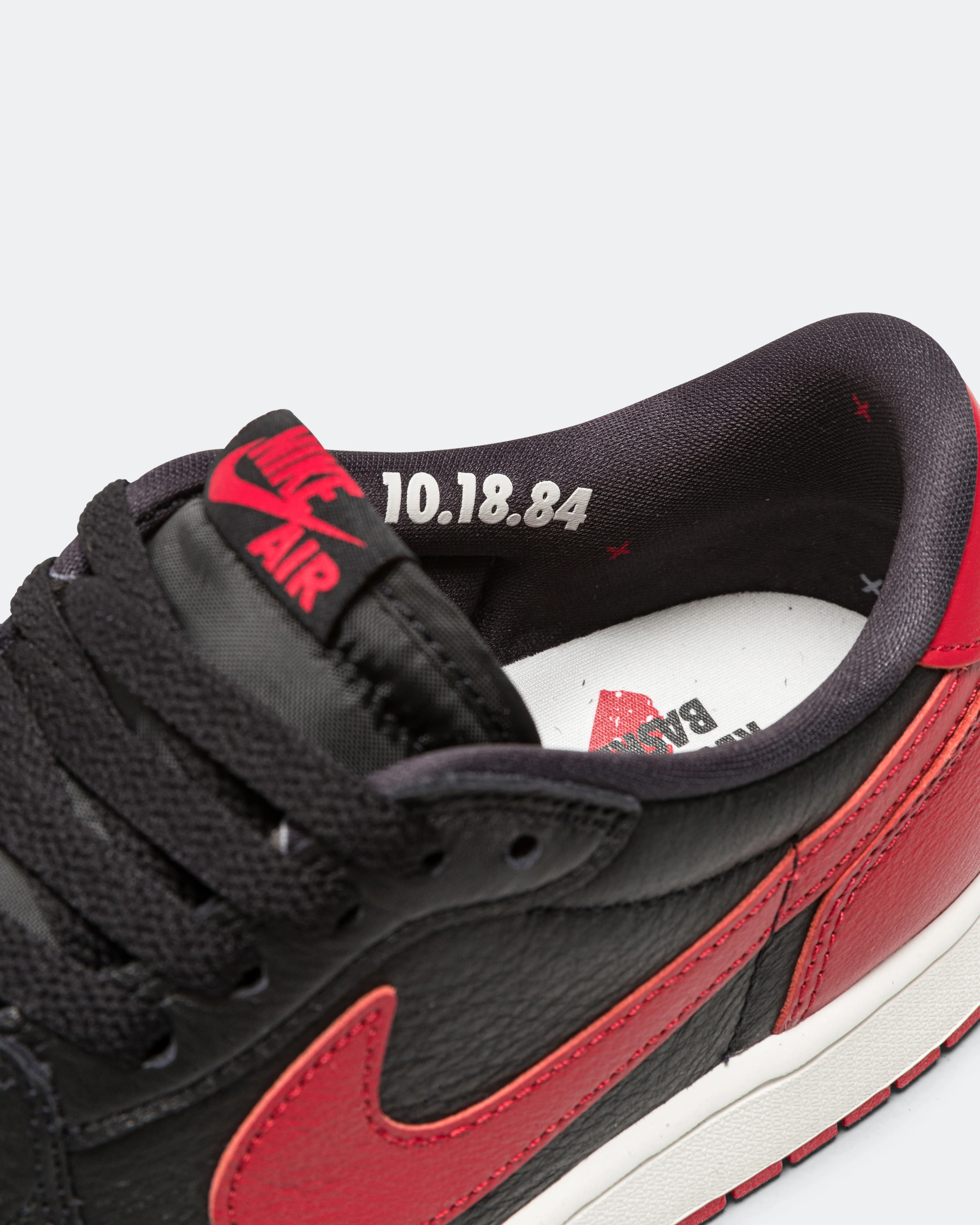 Air Jordan 1 Retro Low OG - Black/Black-Varsity Red-Summit White - Image 6