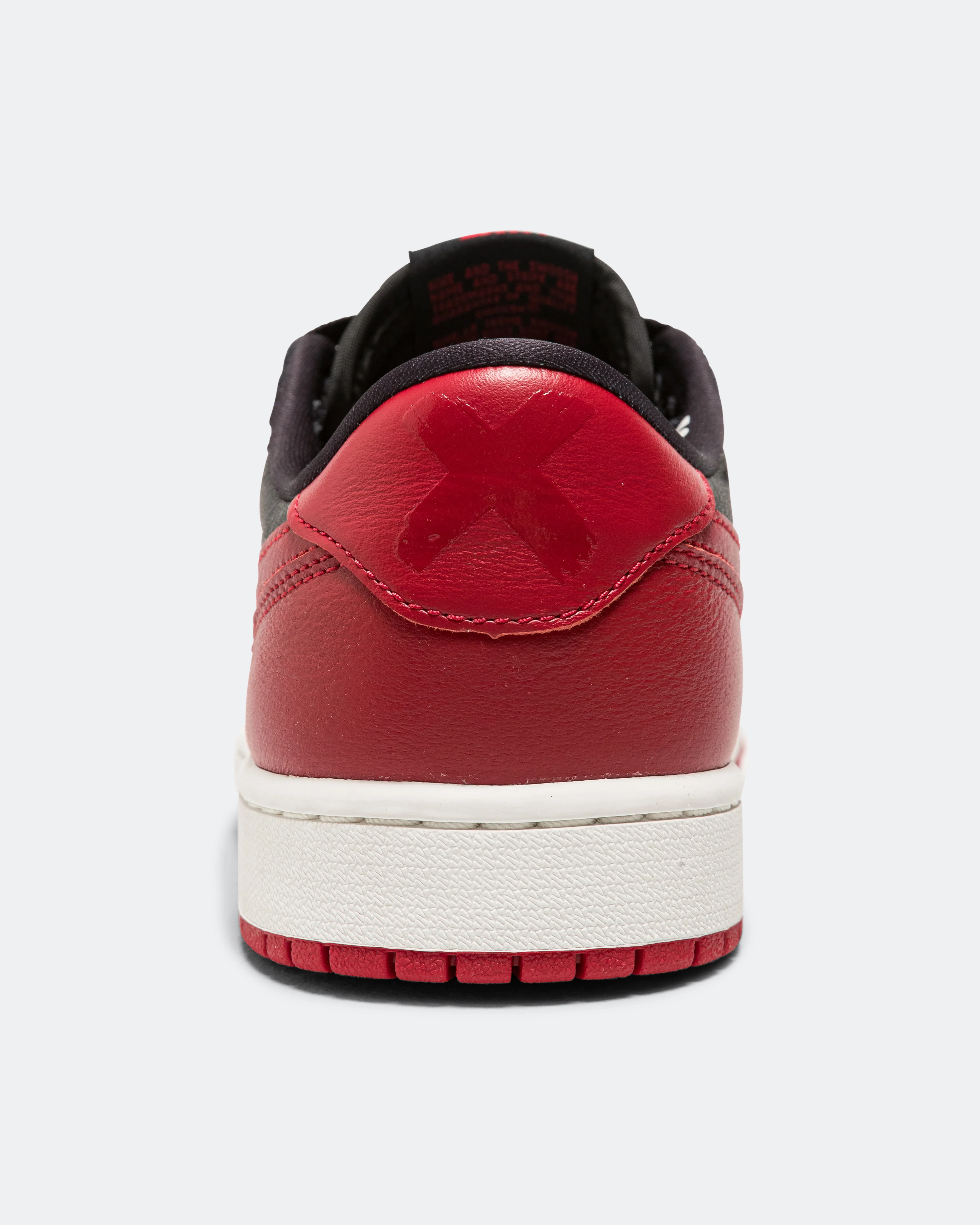 Air Jordan 1 Retro Low OG - Black/Black-Varsity Red-Summit White - Image 7