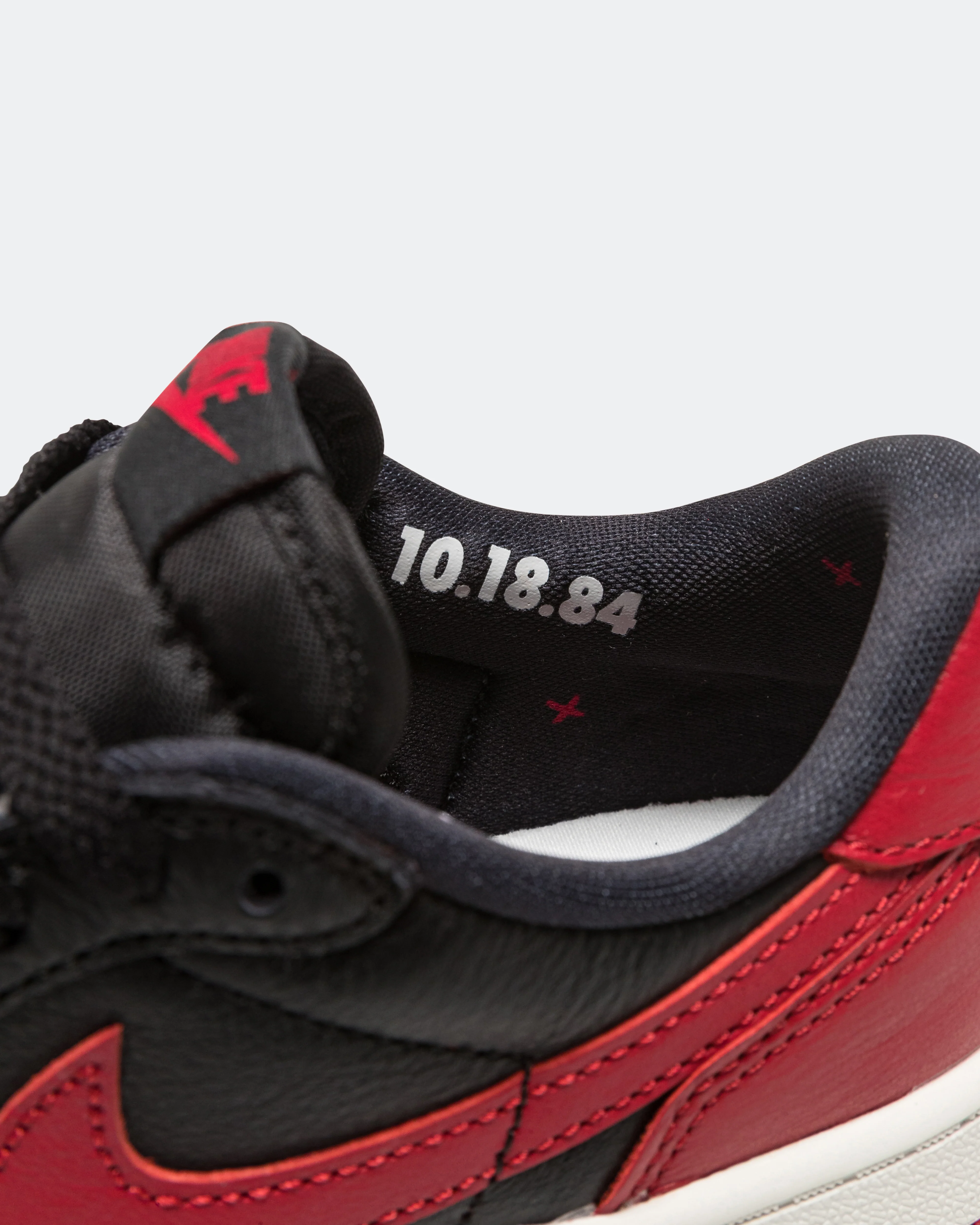 Air Jordan 1 Retro Low OG (PS) - Black/Black-Varsity Red-Summit White - Image 6