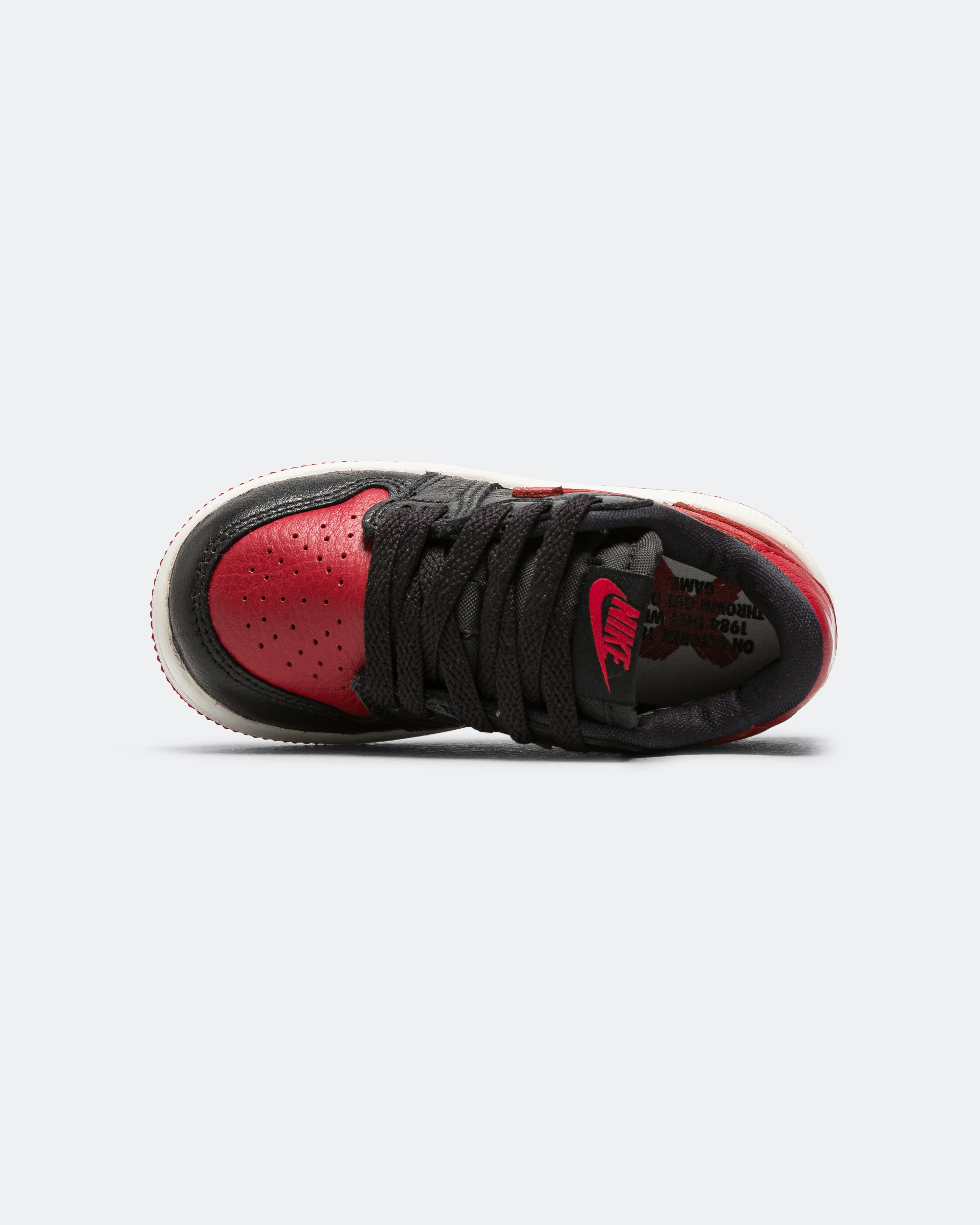 Air Jordan 1 Retro Low OG (TD) - Black/Black-Varsity Red-Summit White - Image 4