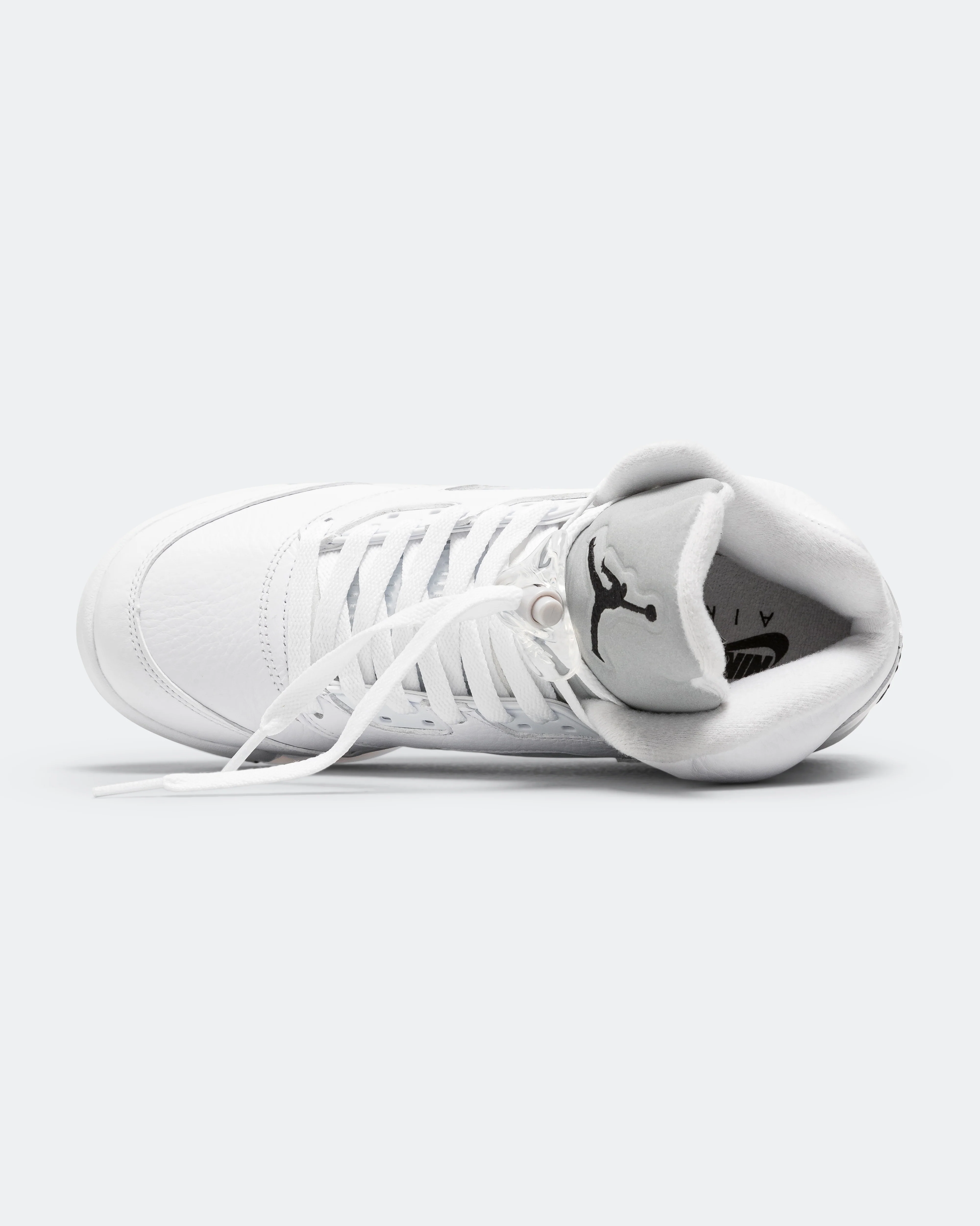 Jordan 5 Retro (GS) - White/Black-Metallic Silver - Image 4