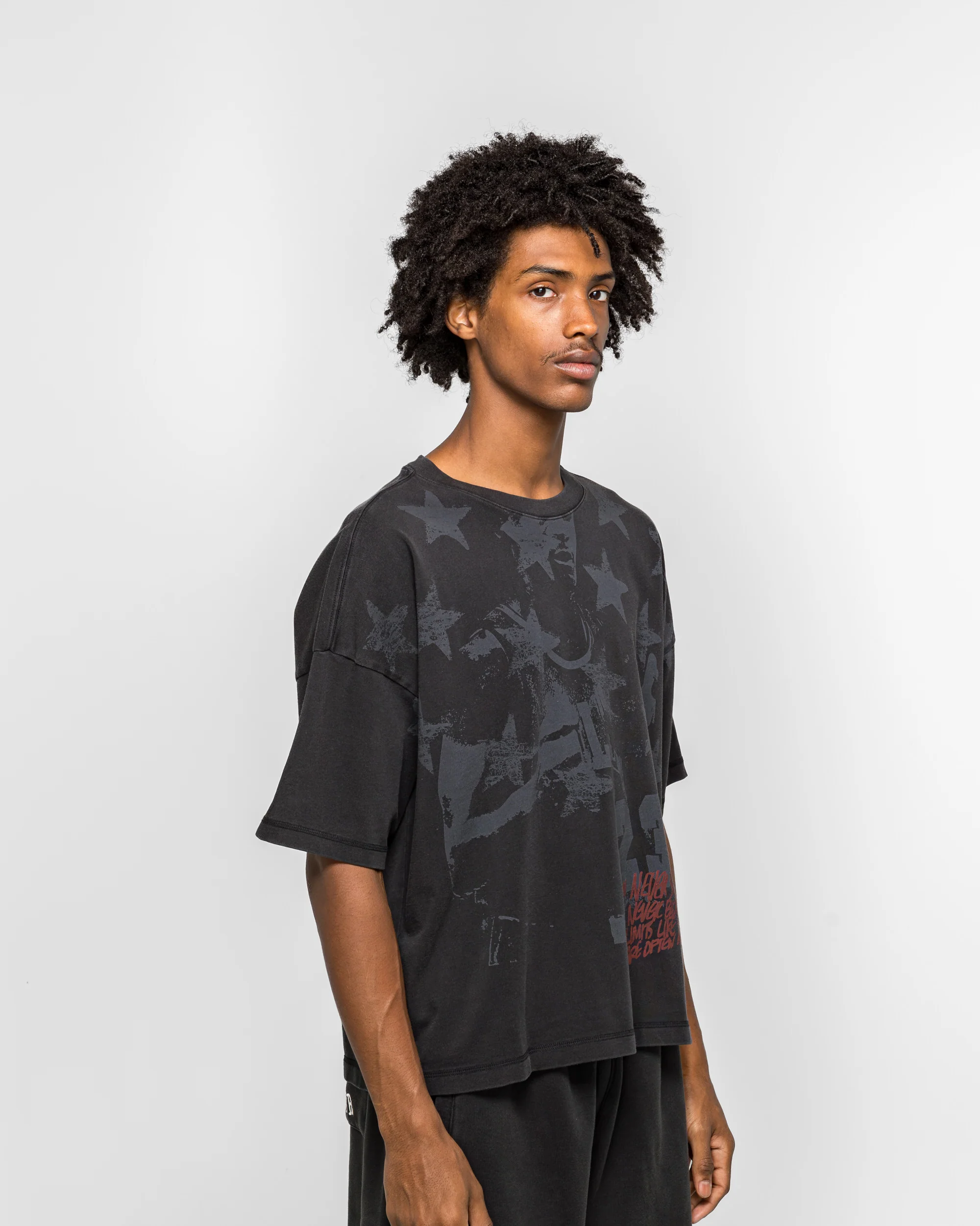 MJ Star SS Tee x FEAR - Black - Image 3