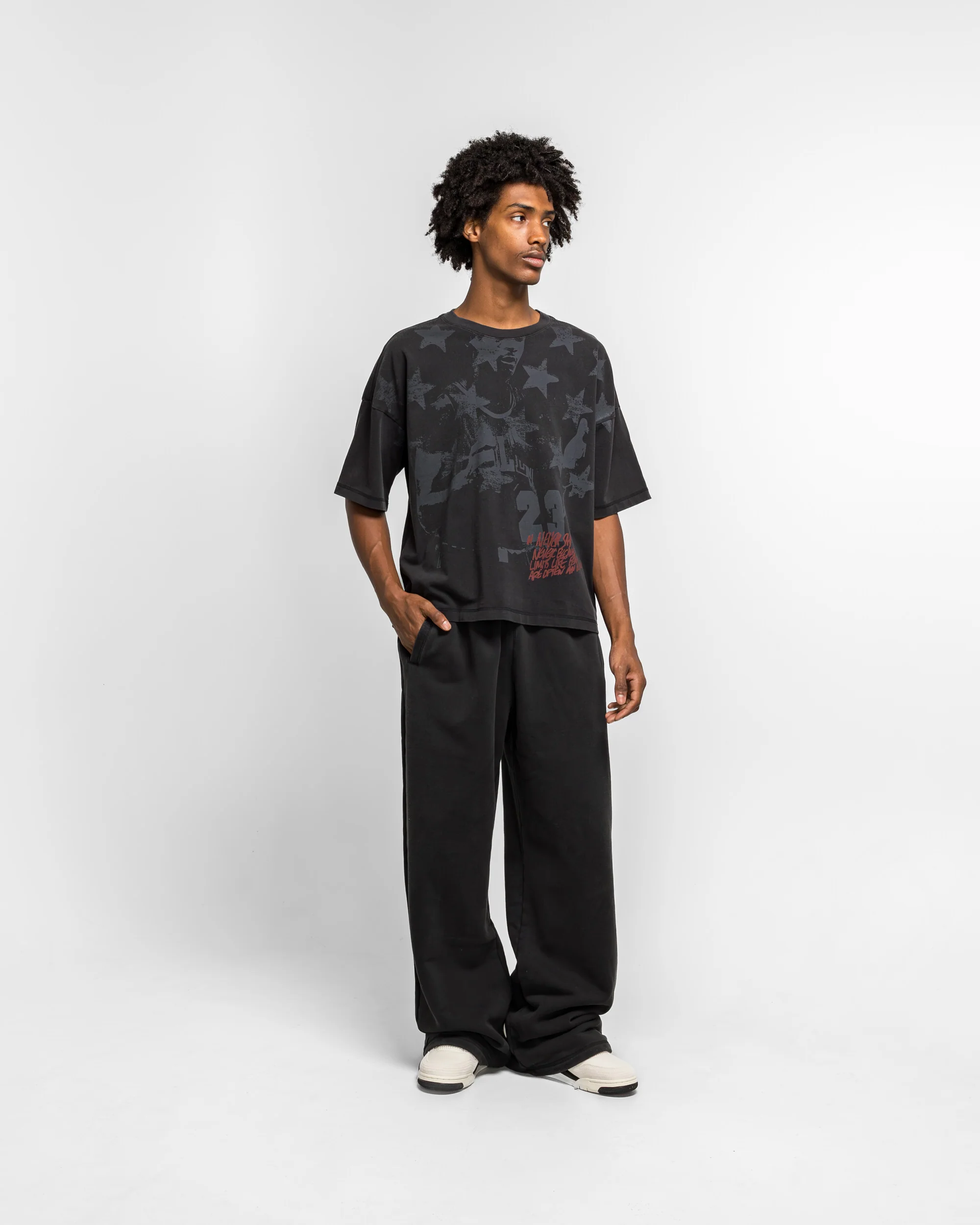 MJ Star SS Tee x FEAR - Black - Image 5