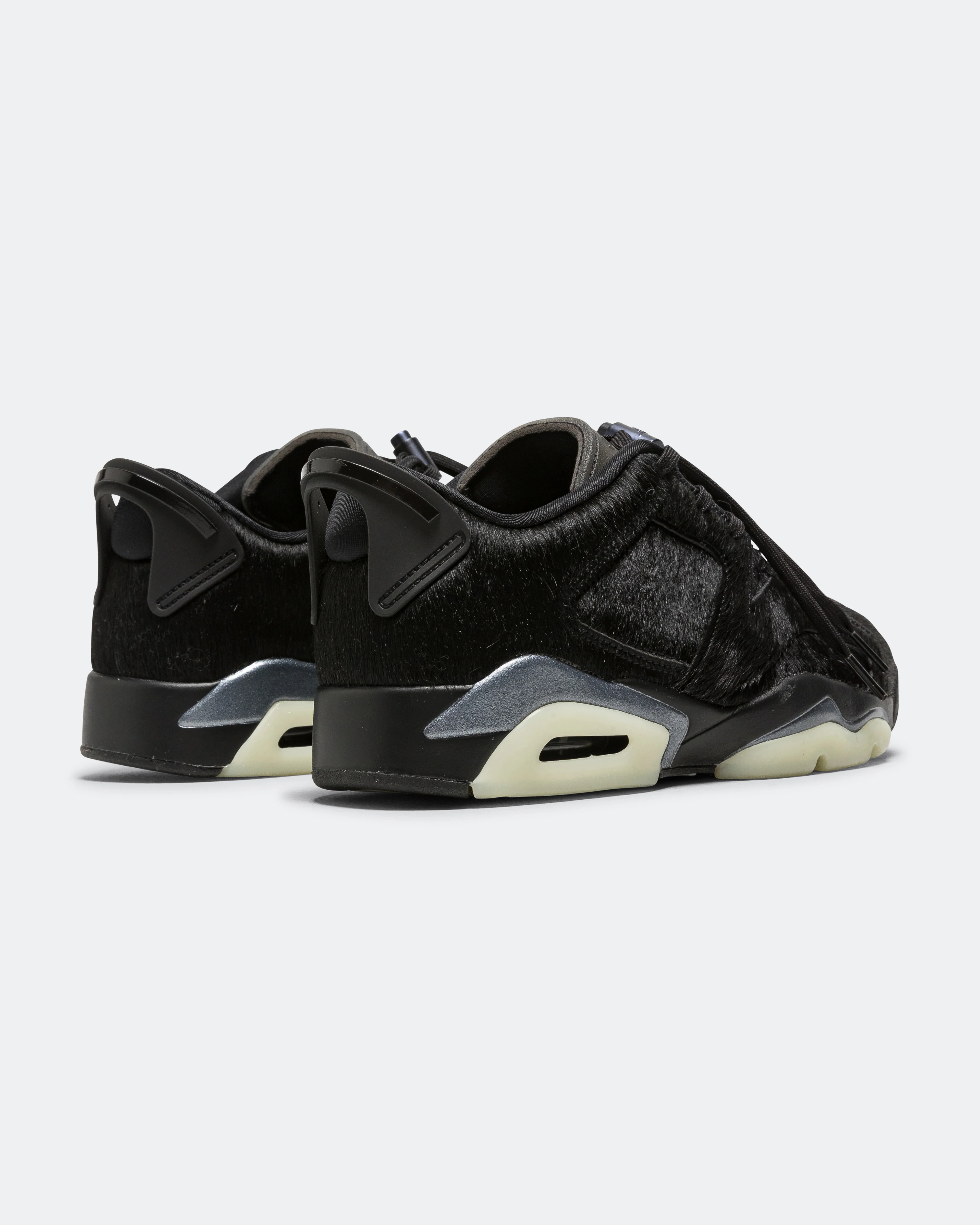Womens Air Jordan 6 Low - Black/Black - Image 3