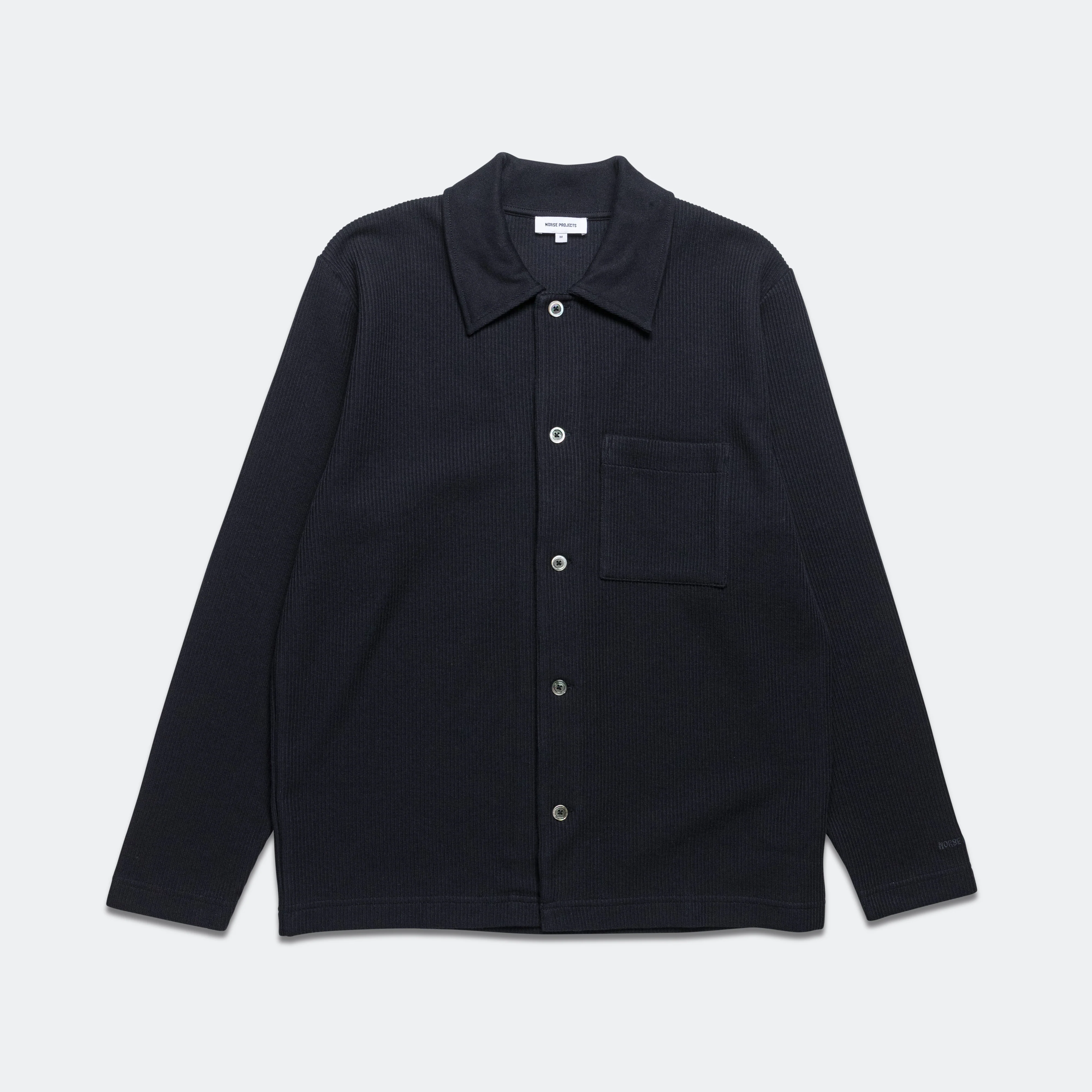 Jorn Double Face Overshirt - Dark Navy