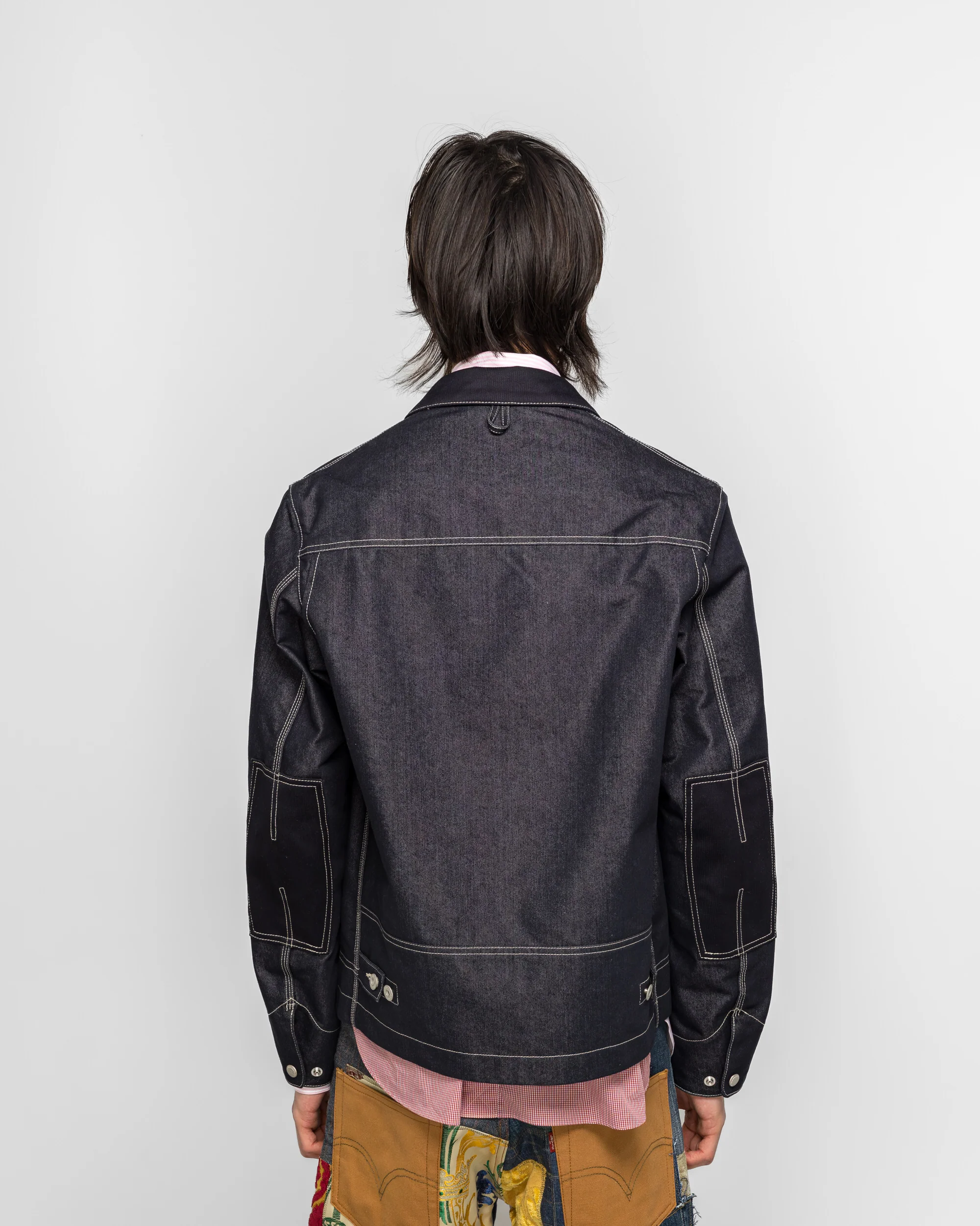 Cotton Polyester Reactive-Dyed Denim Jacket - Indigo - Image 4
