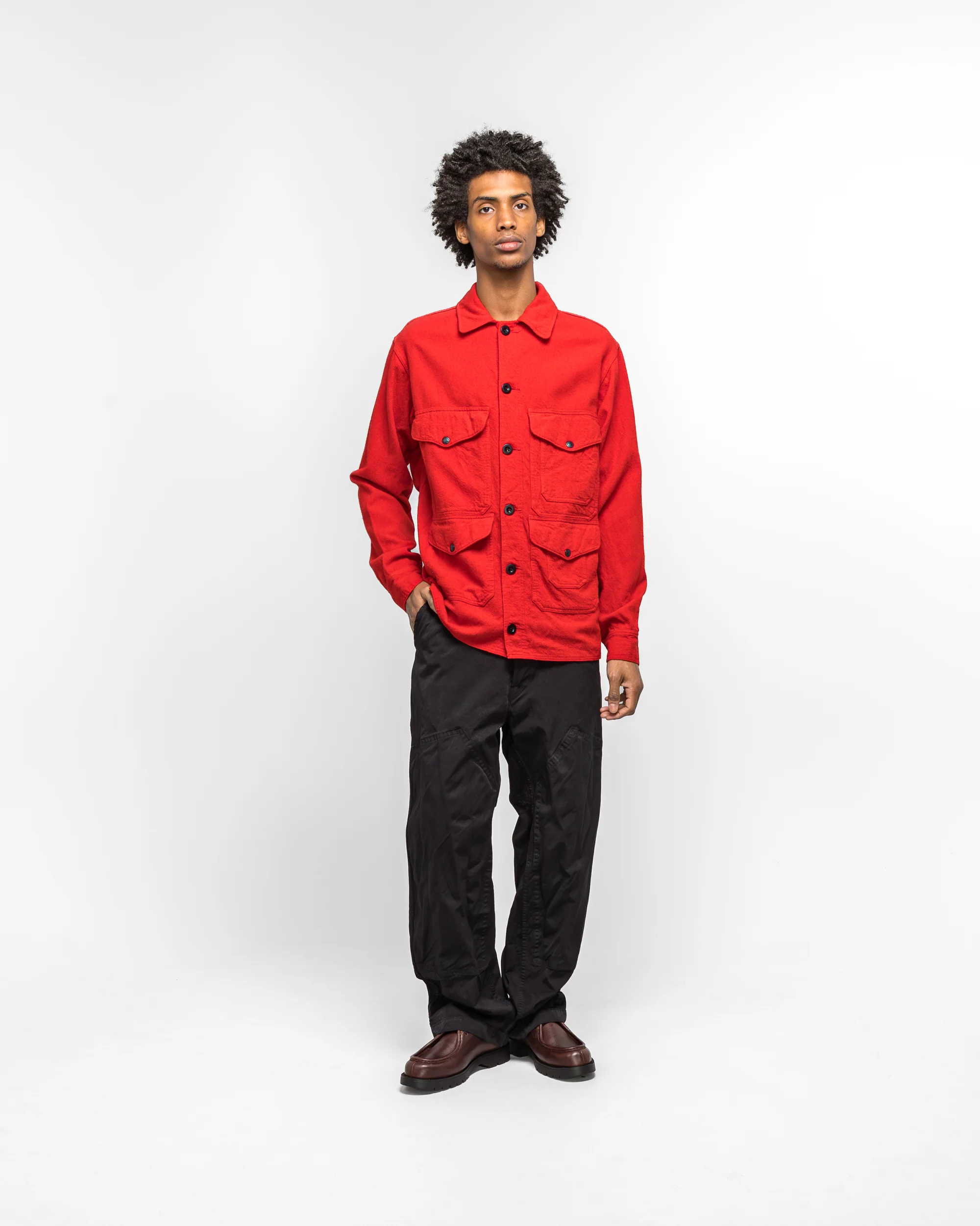 Garment Dyed Jacket x FILSON - Black/Red - Image 7