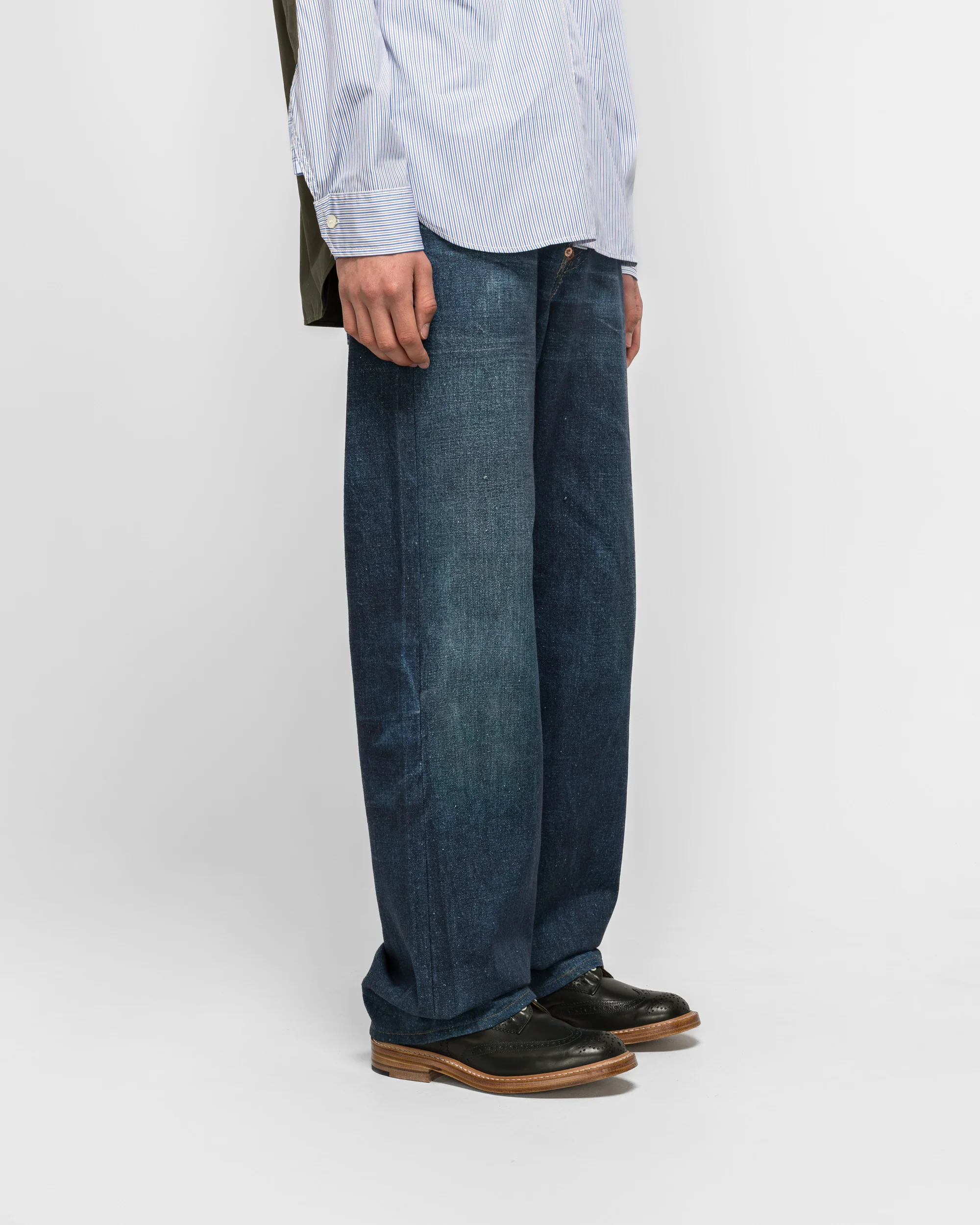 Linen Oxford Printed Trousers x Levi's - Indigo - Image 3