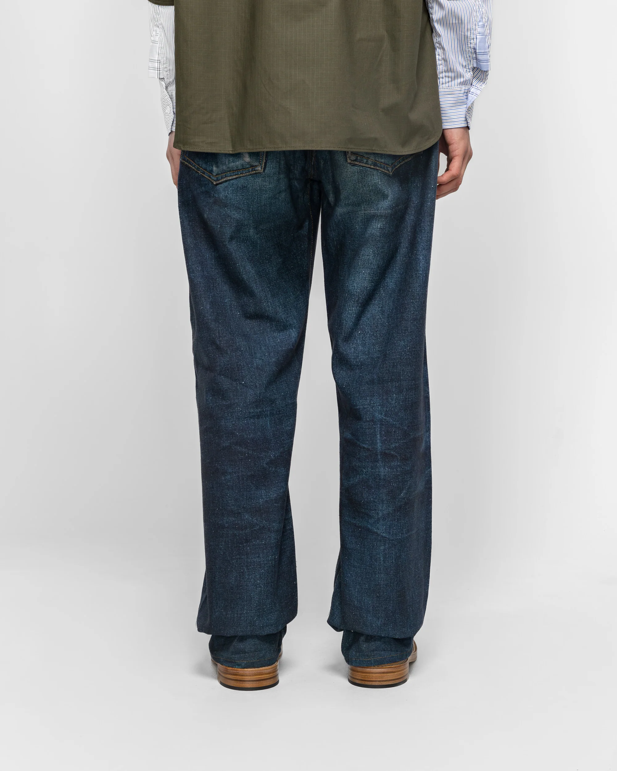 Linen Oxford Printed Trousers x Levi's - Indigo - Image 4