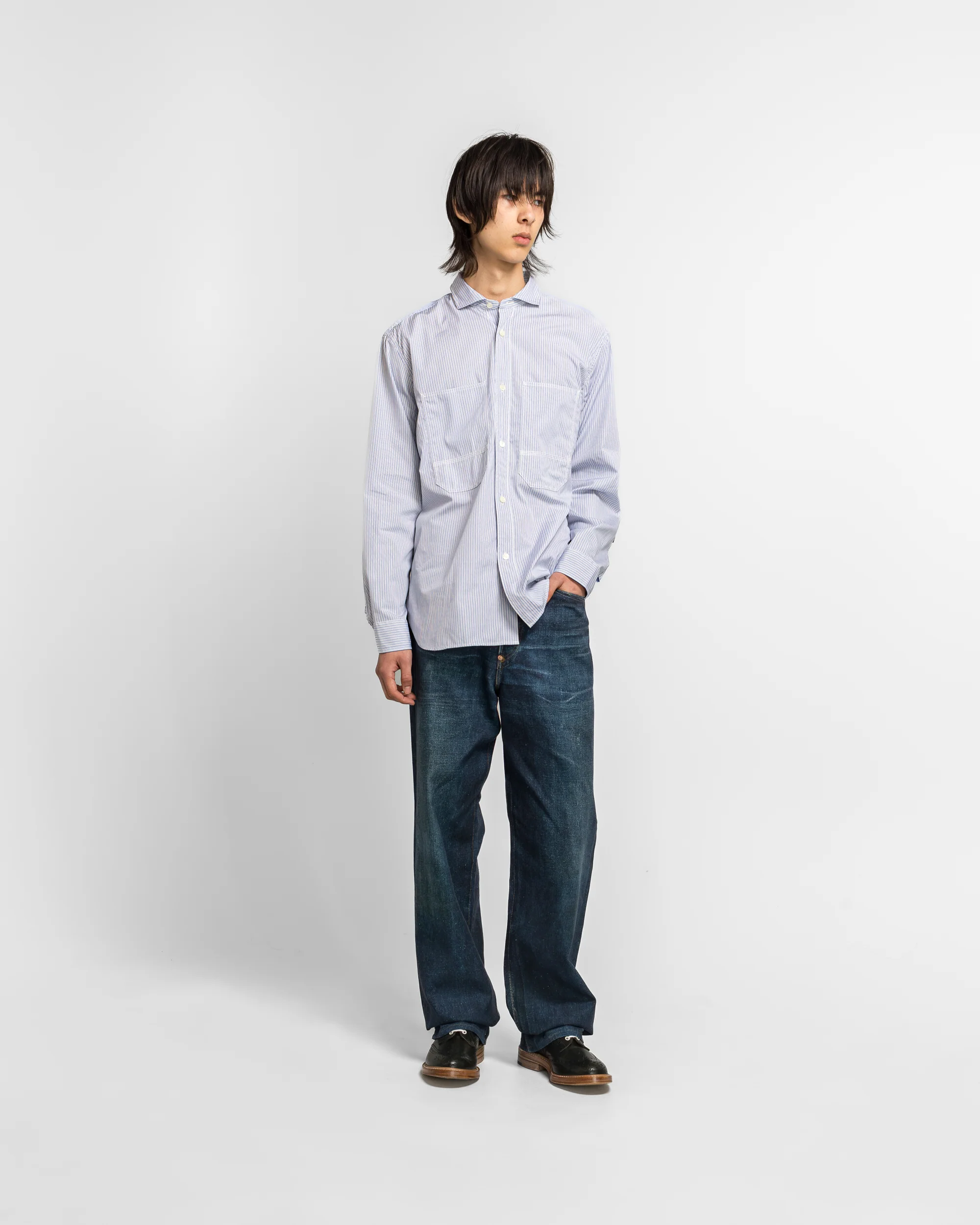 Linen Oxford Printed Trousers x Levi's - Indigo - Image 6