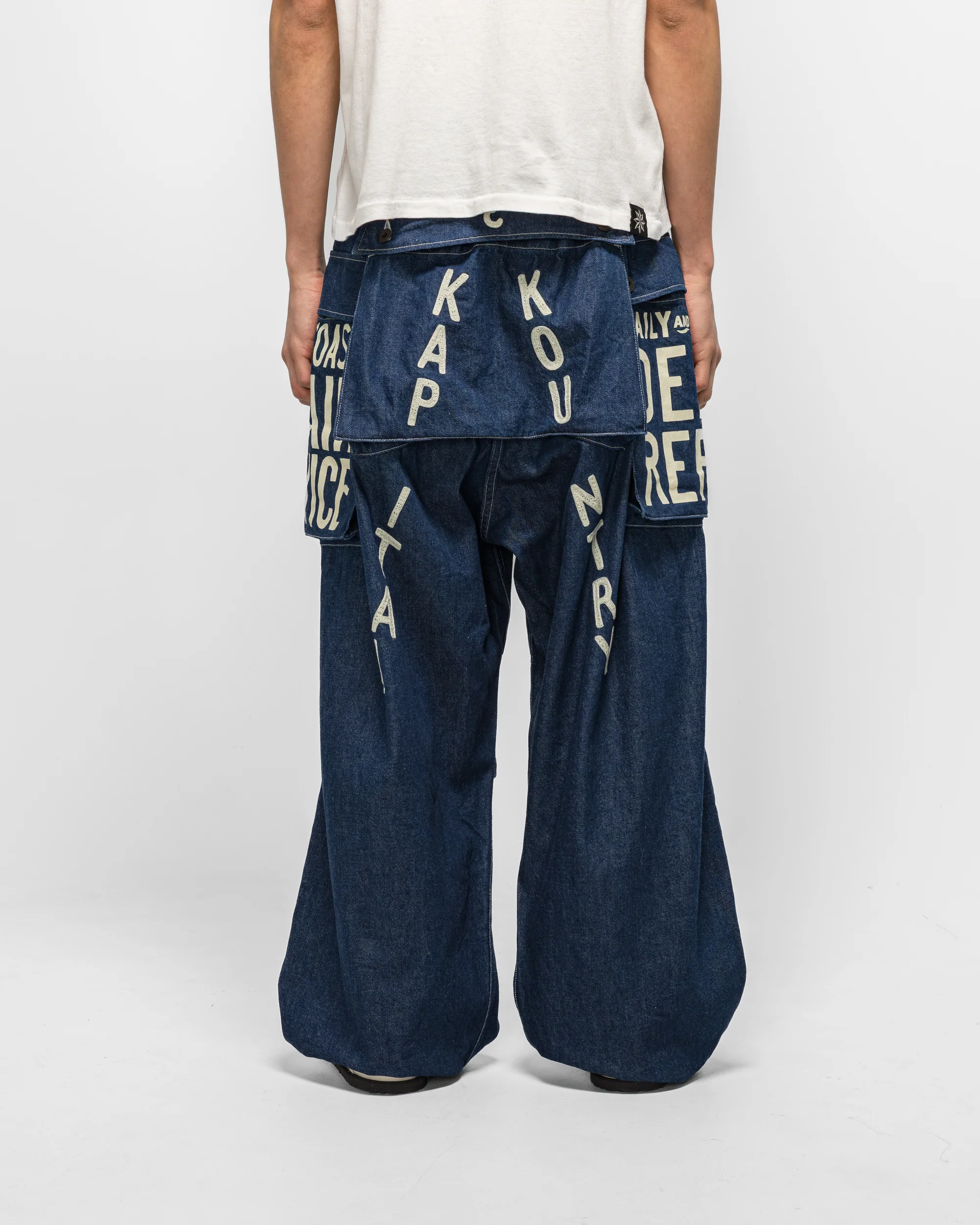 11.5oz Denim JUMBO MONKEY Pants (FACTORY-REPAIR & Embroidery) - IDG - Image 4