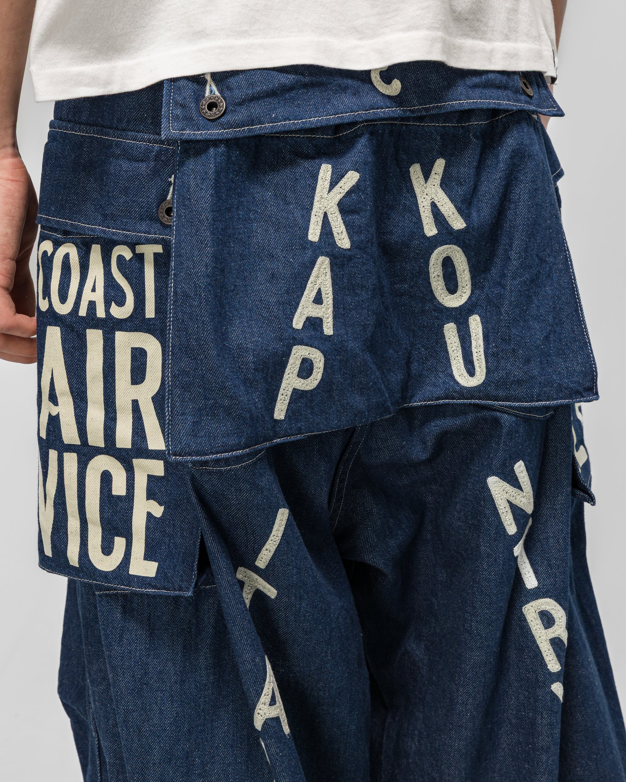 11.5oz Denim JUMBO MONKEY Pants (FACTORY-REPAIR & Embroidery) - IDG - Image 5