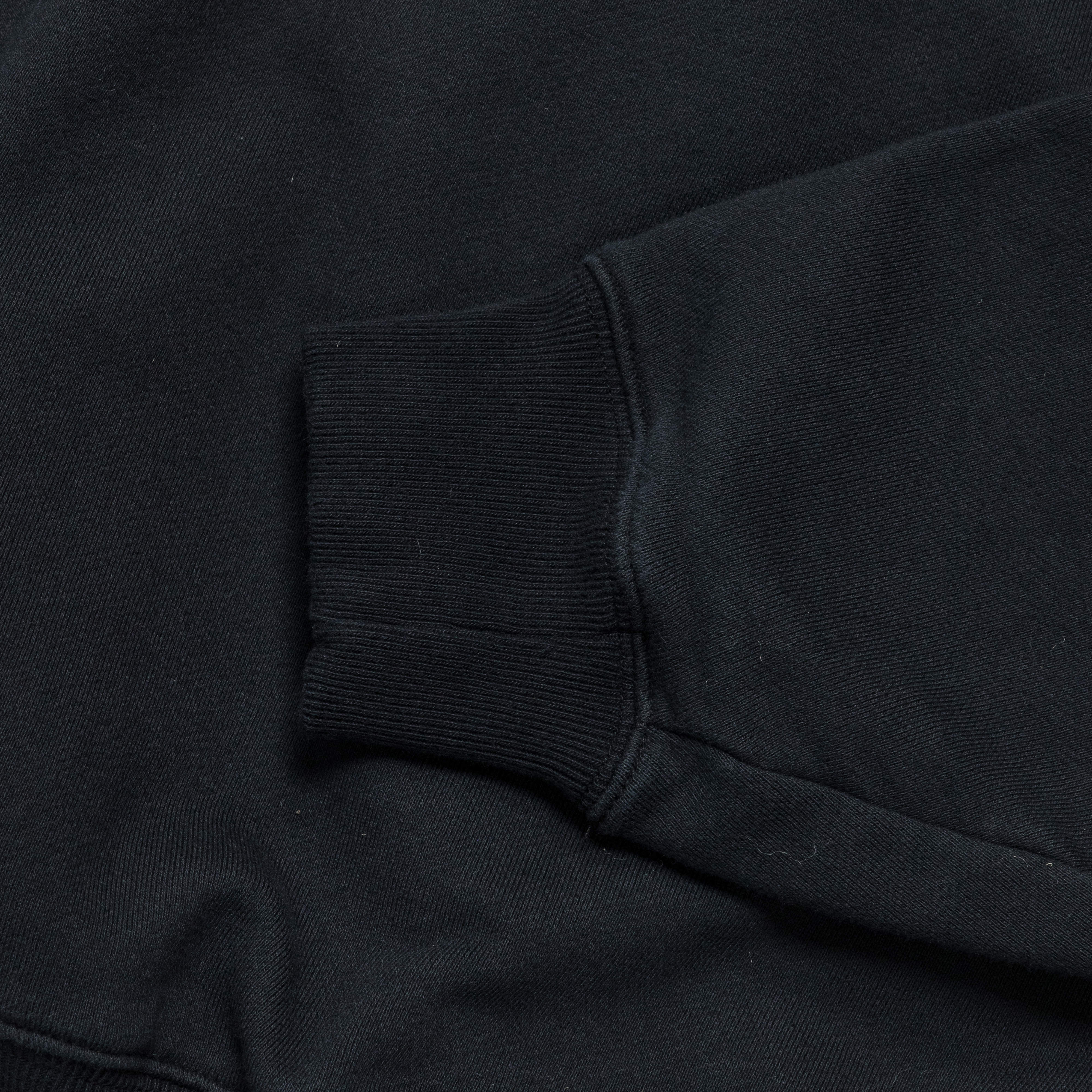 30/-SWT Knit DRAGON Hoodie SWT - Black - Image 3